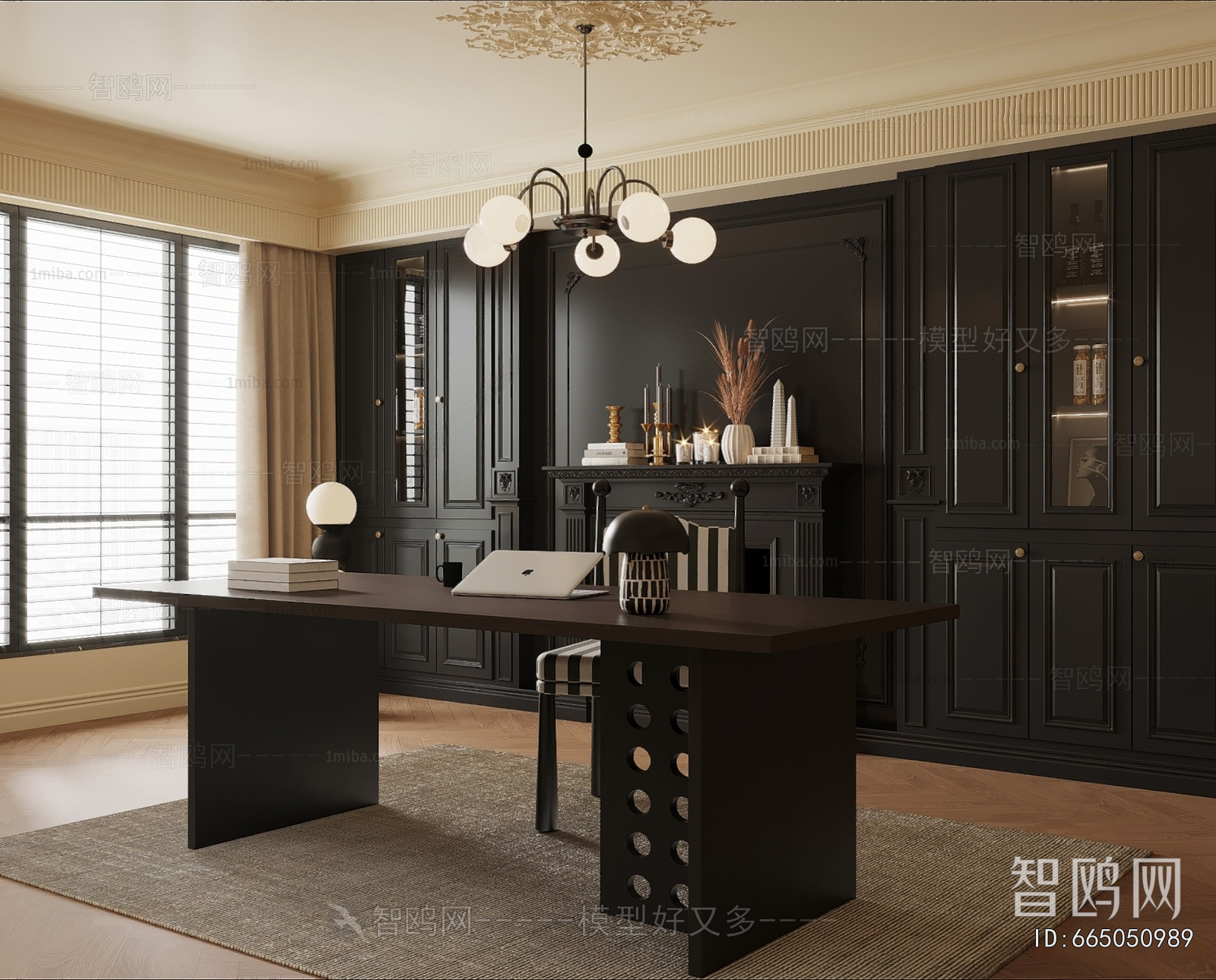 French Style Study Space