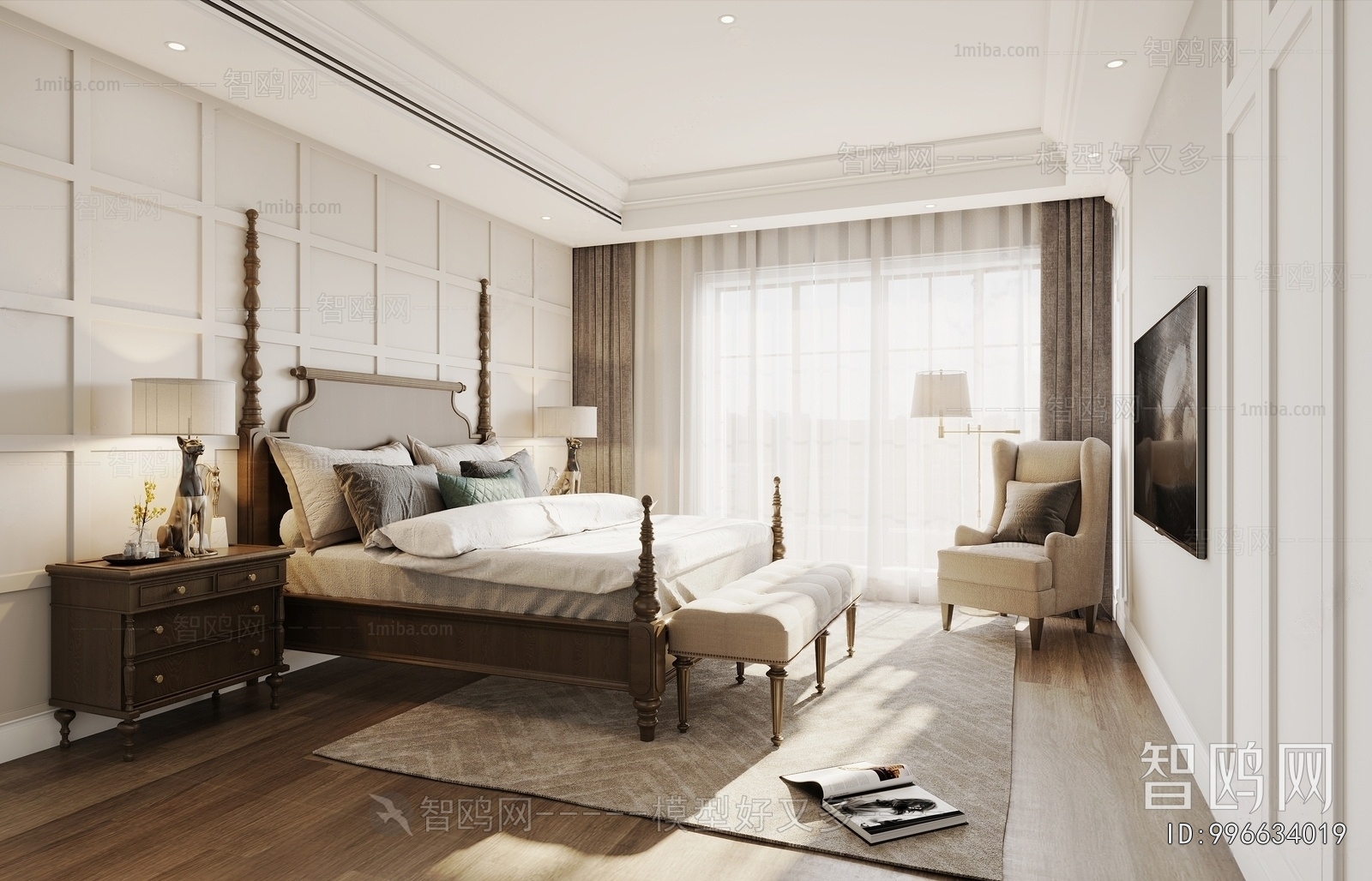 American Style Bedroom