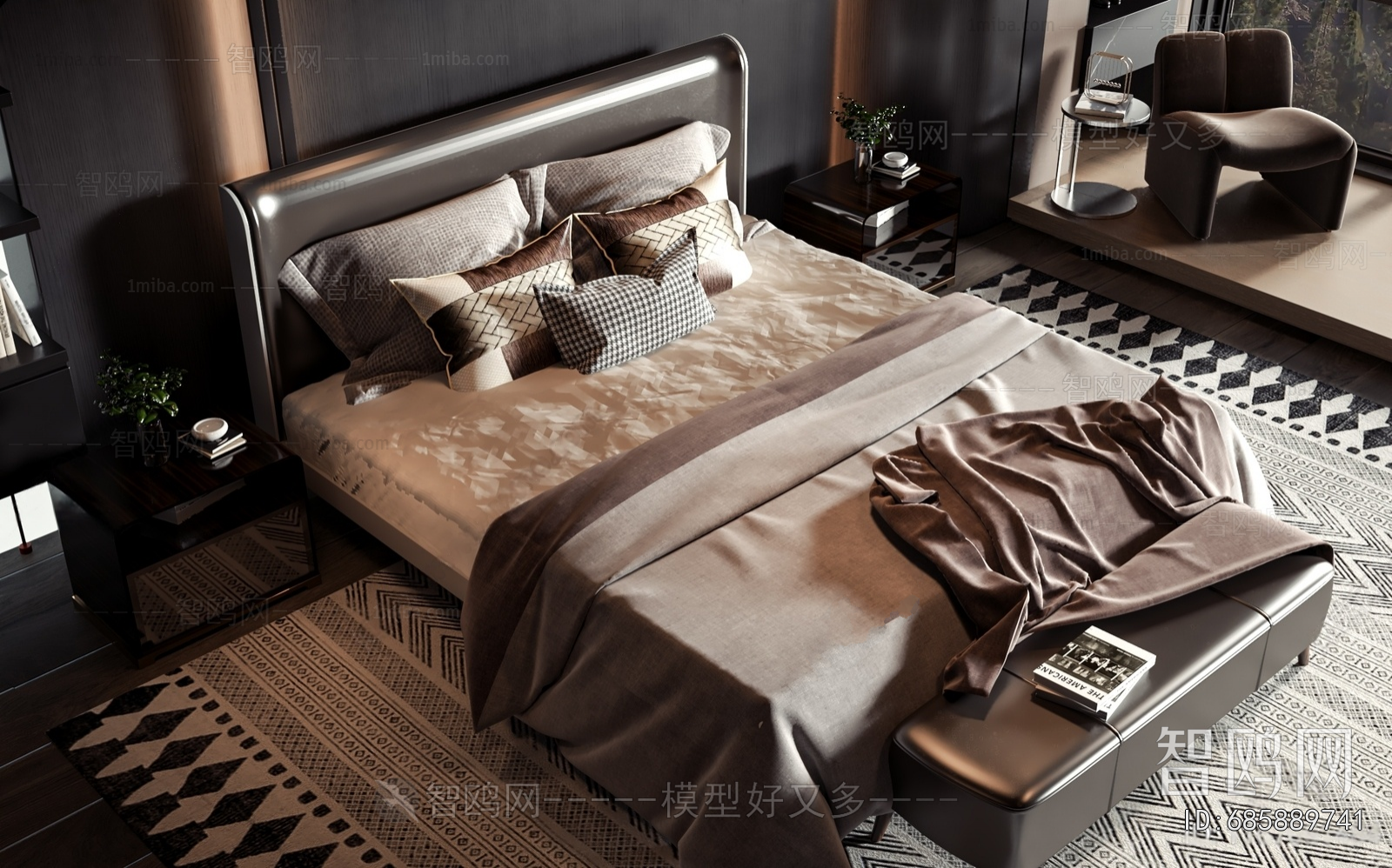 Modern Double Bed
