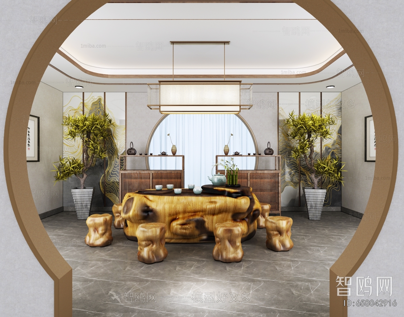 New Chinese Style Tea House