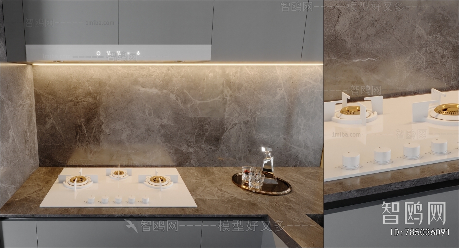 Modern Kitchen Electric Gas Range