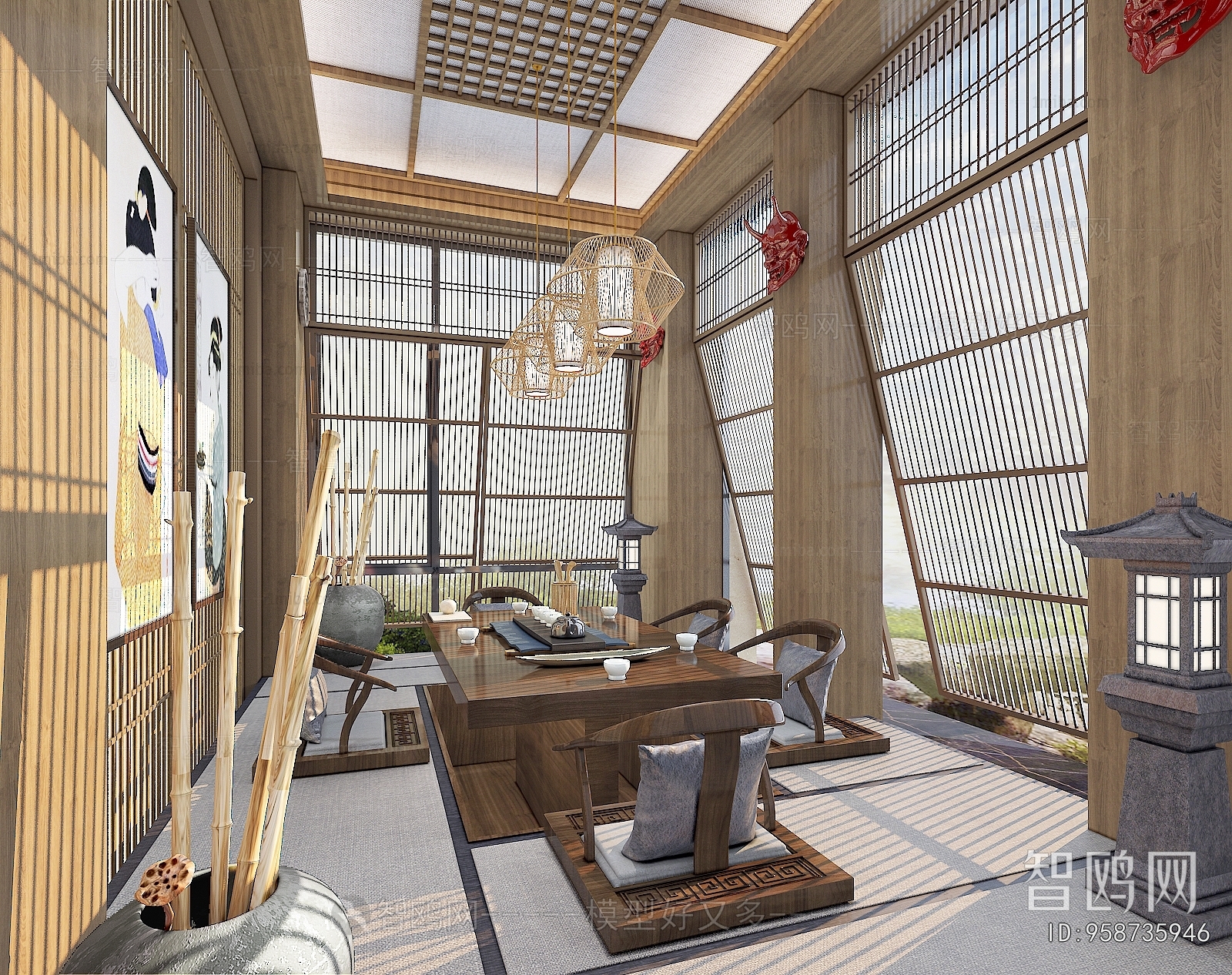 New Chinese Style Tea House