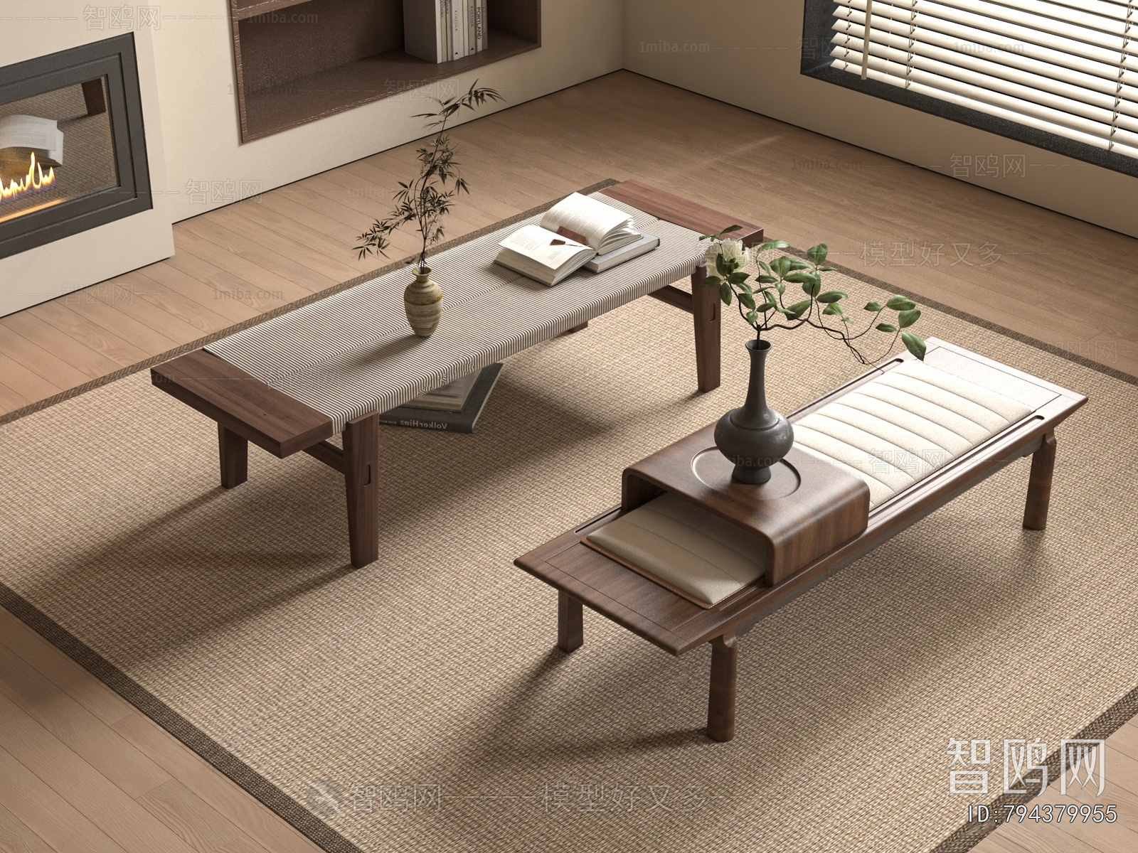 New Chinese Style Bench