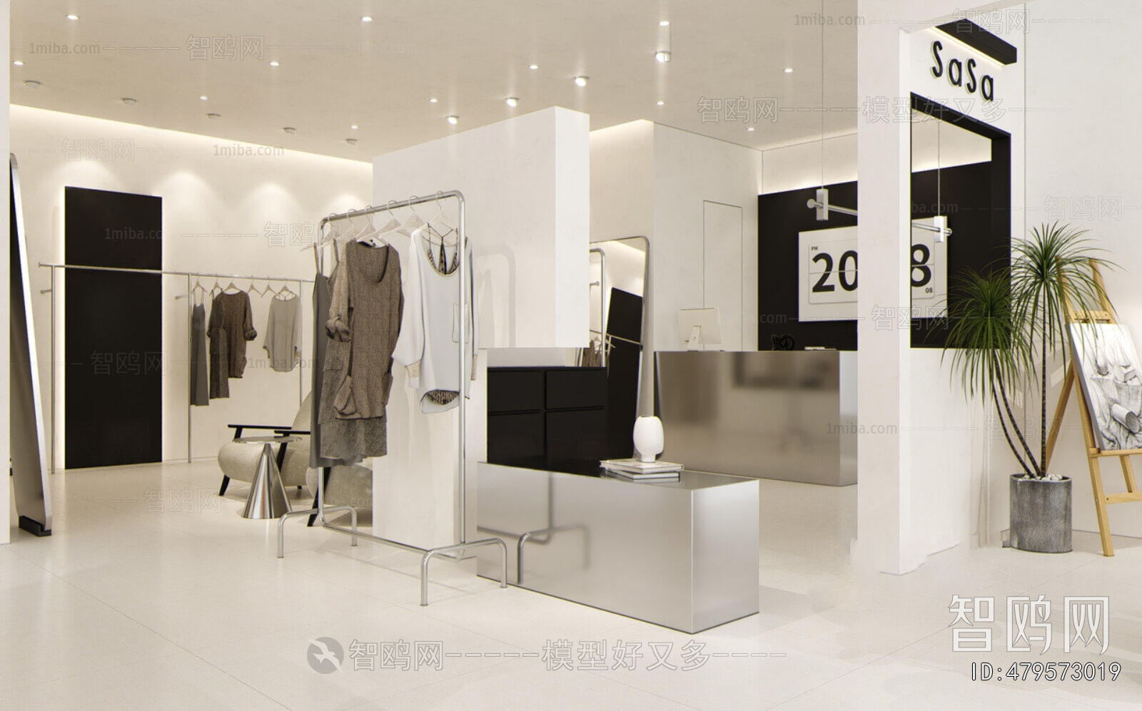 Modern Clothing Store