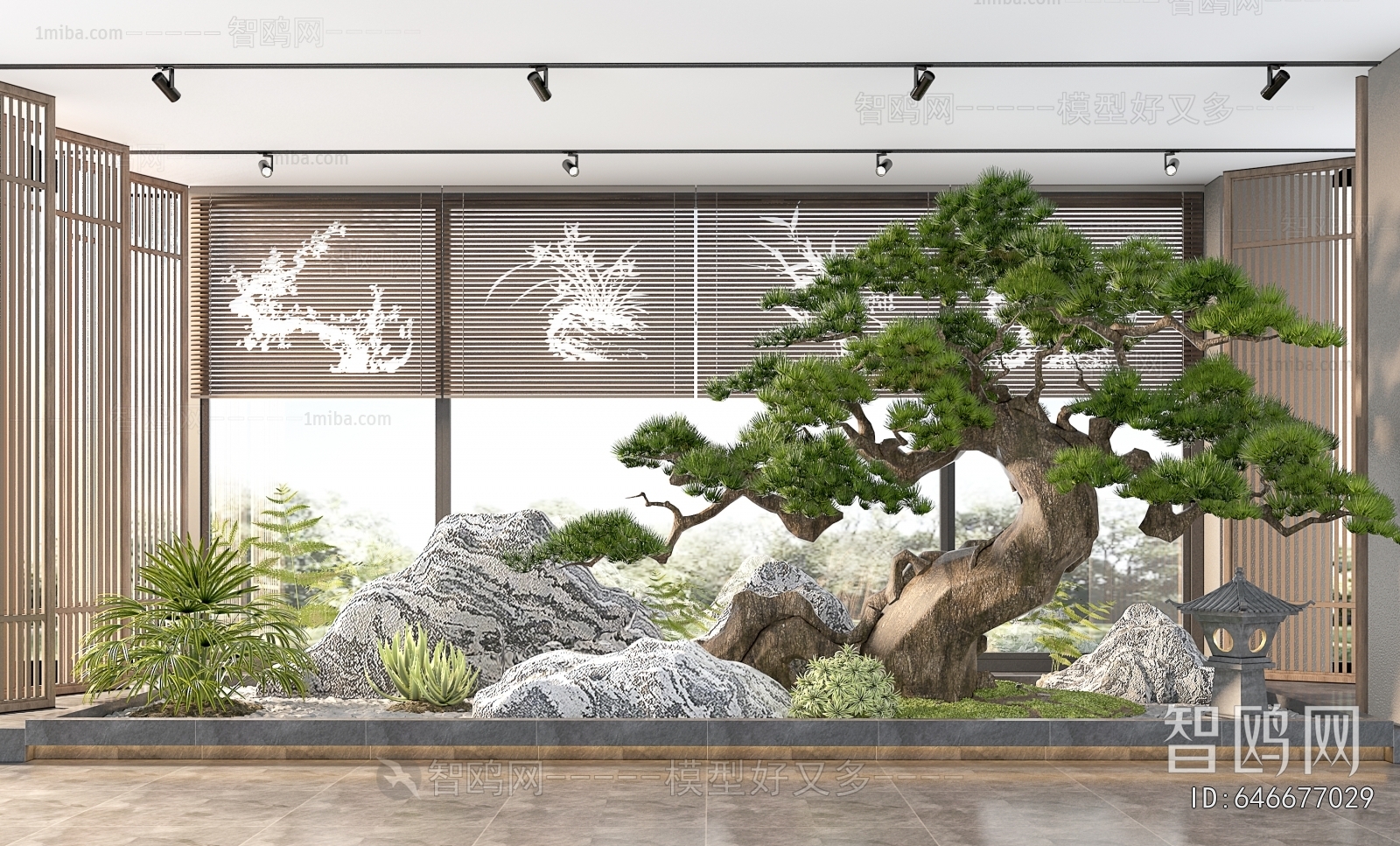 New Chinese Style Plant Landscaping