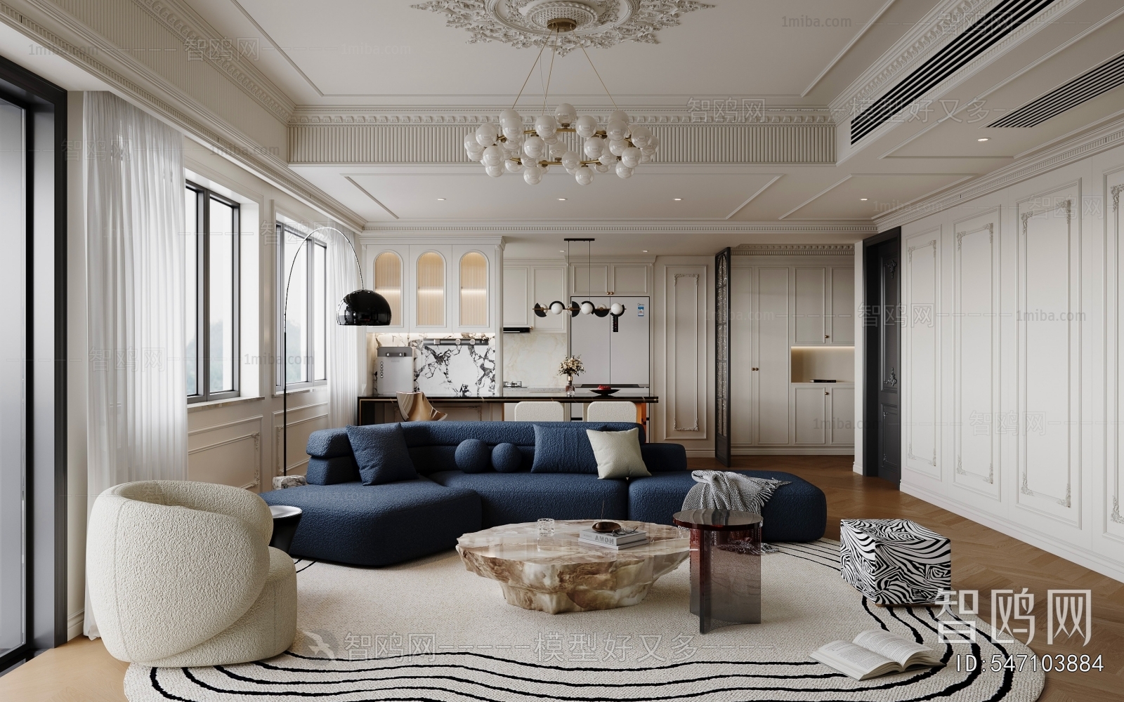 French Style A Living Room