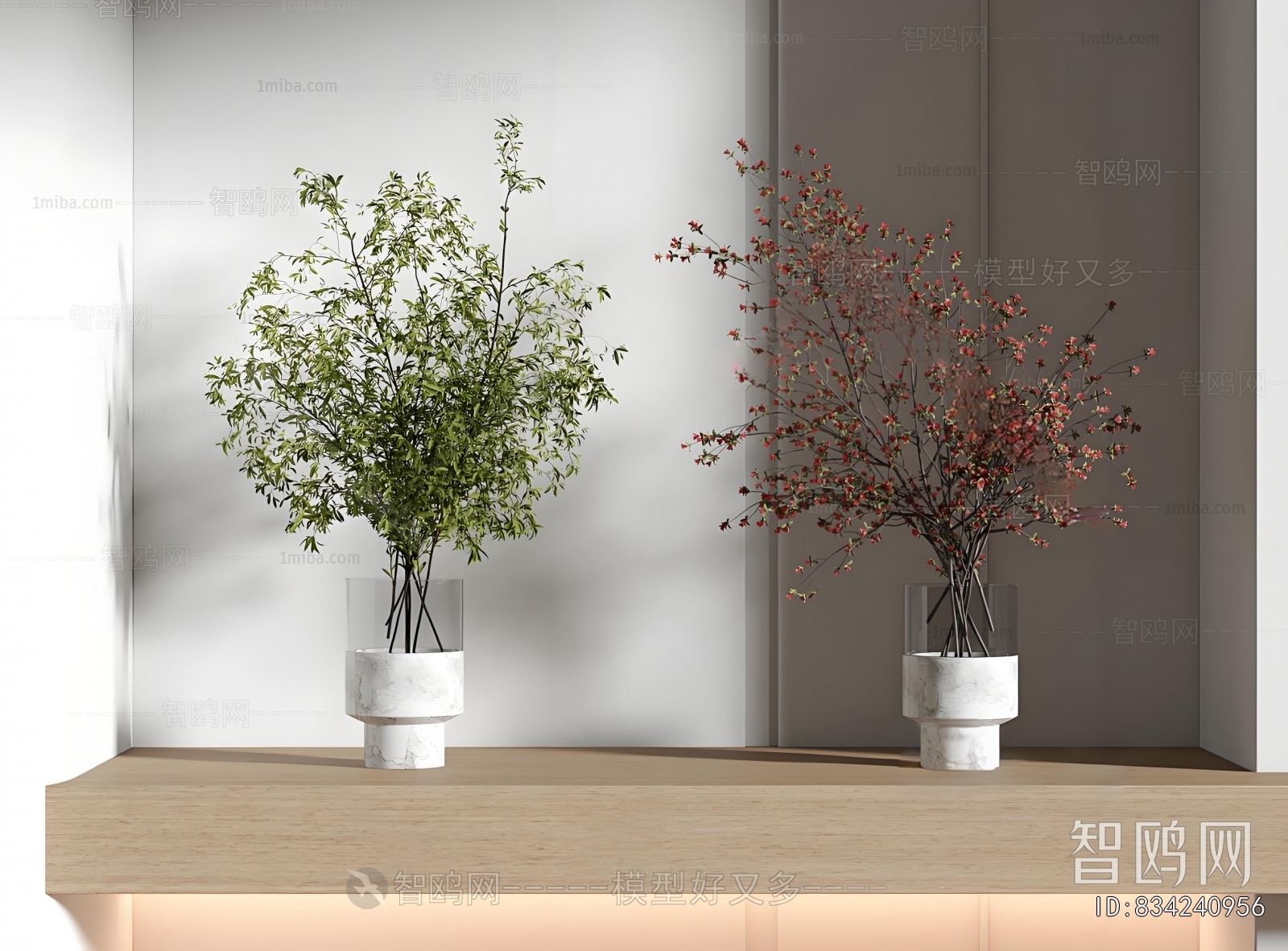 Modern Aquatic Green Plant