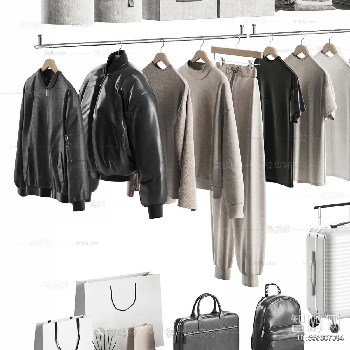 Modern Clothes, Bags And Shoes