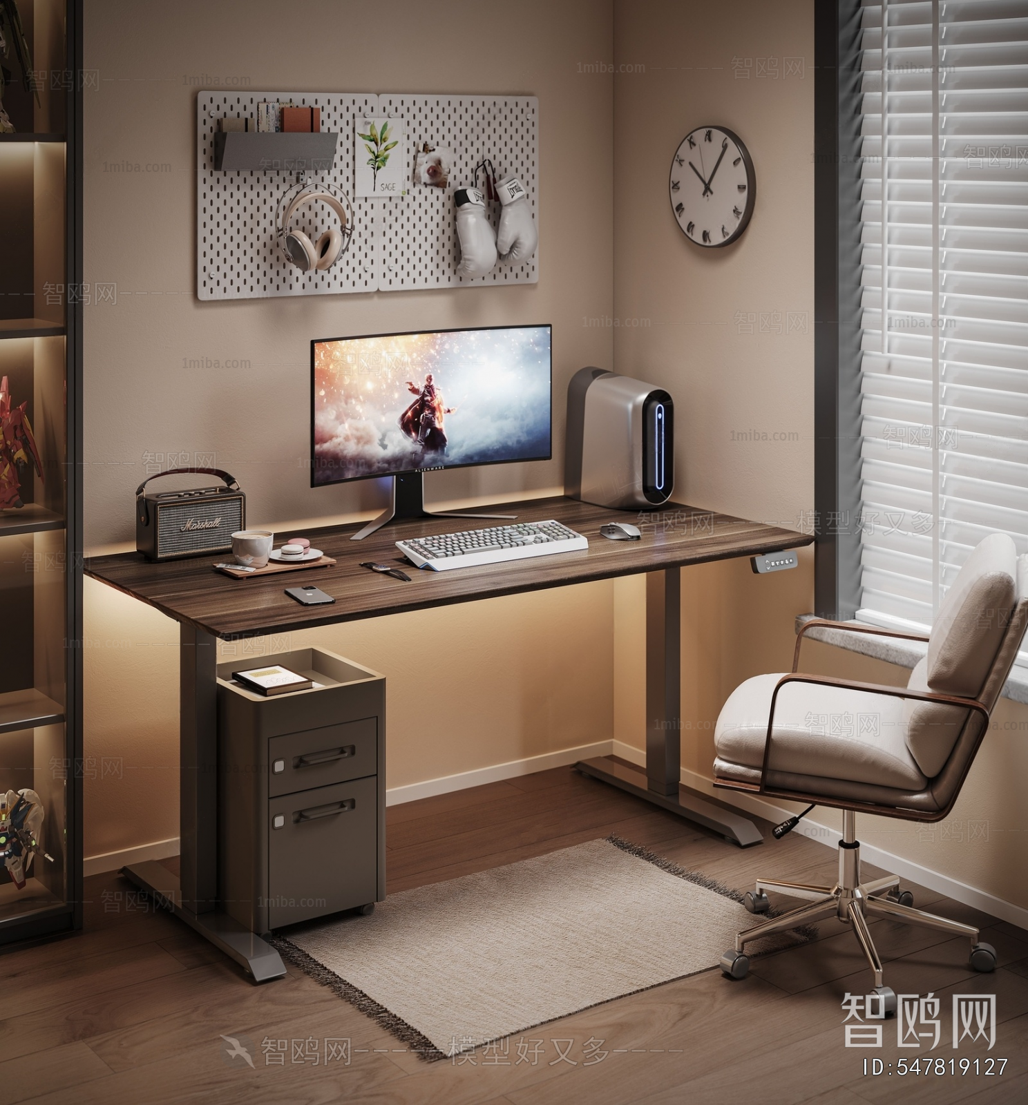 Modern Computer Desk And Chair