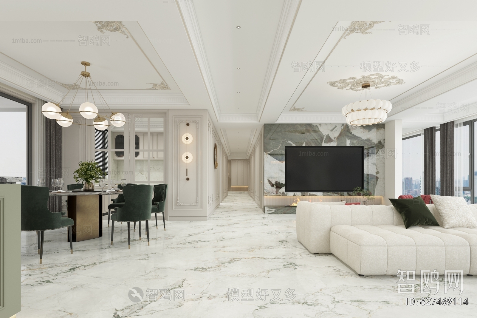 French Style A Living Room