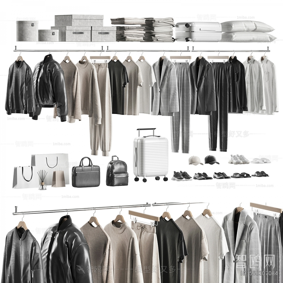 Modern Clothes, Bags And Shoes