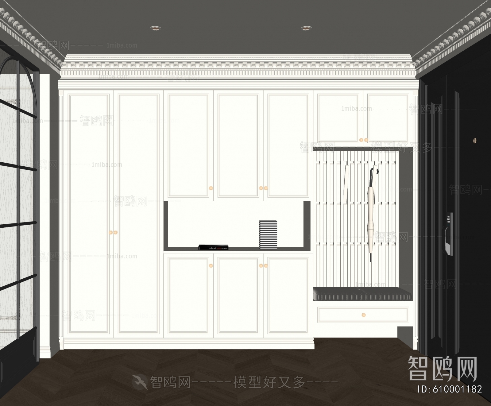 French Style Hallway