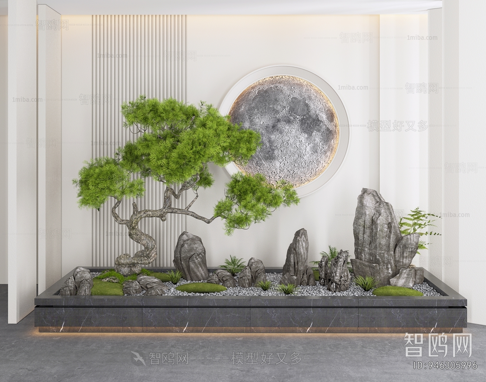 New Chinese Style Plant Landscaping