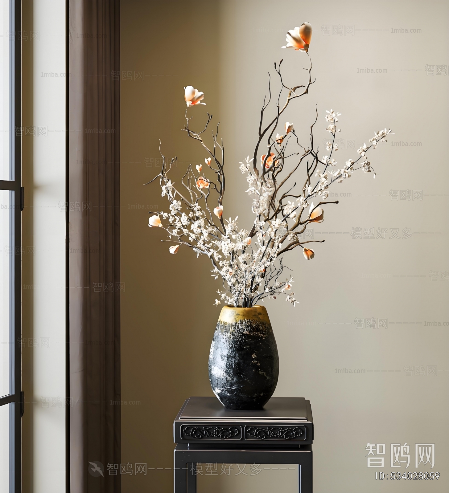 New Chinese Style Flower Arrangement