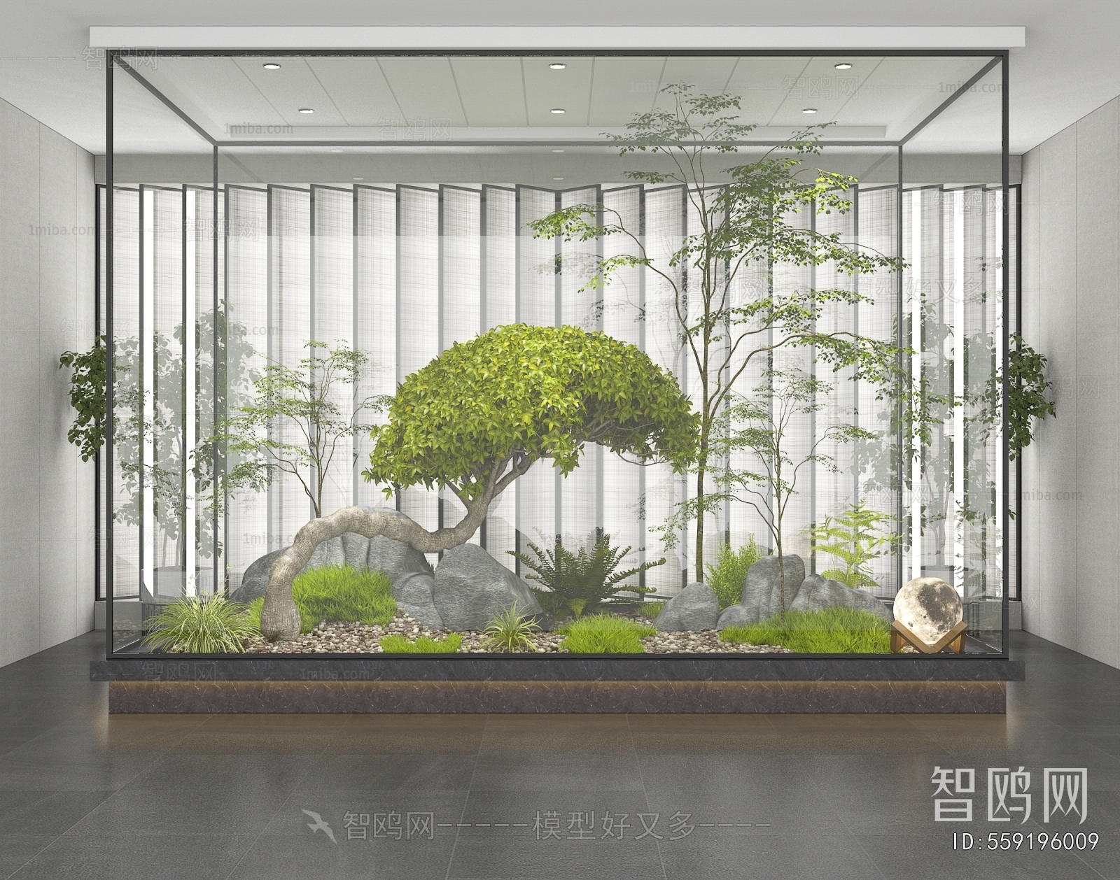 New Chinese Style Plant Landscaping