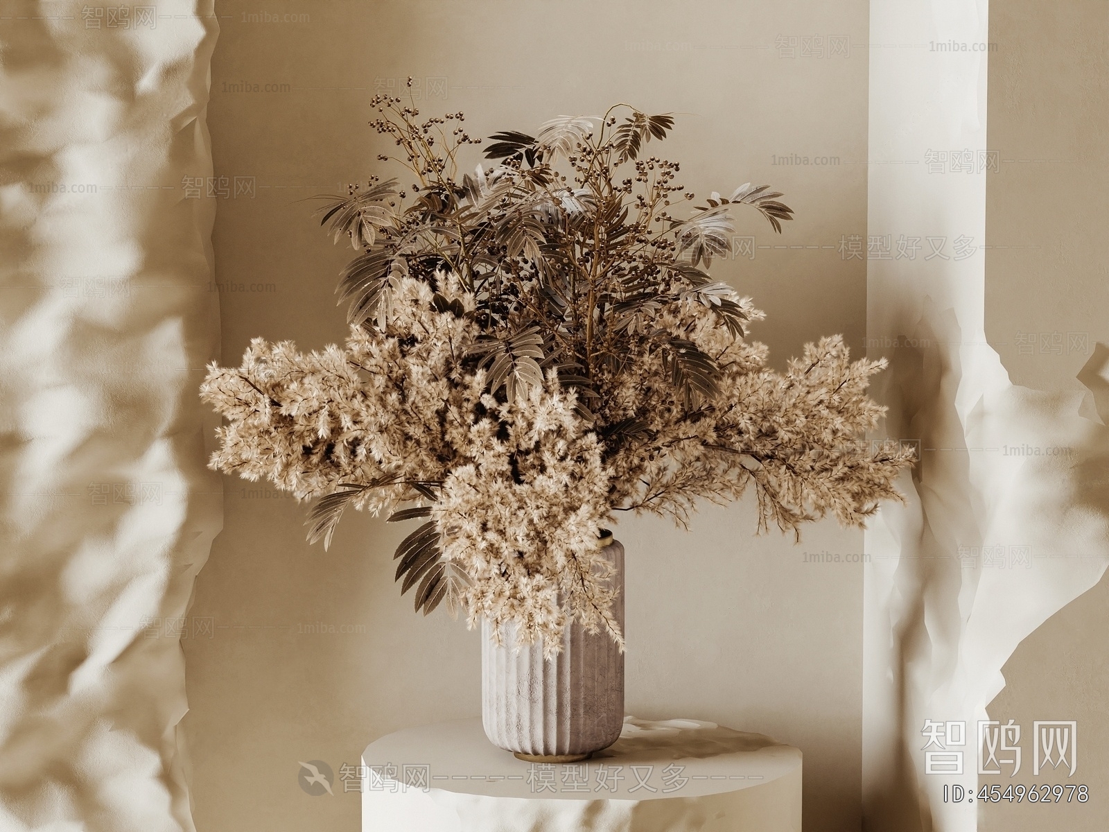 Wabi-sabi Style Dried Branch