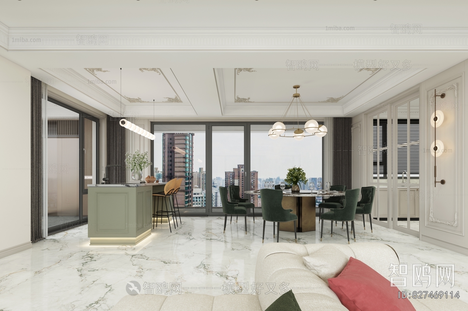 French Style A Living Room