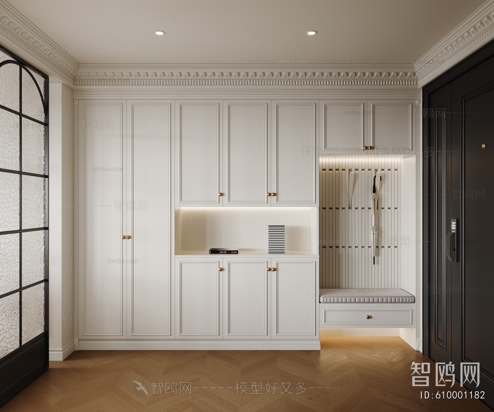 French Style Hallway