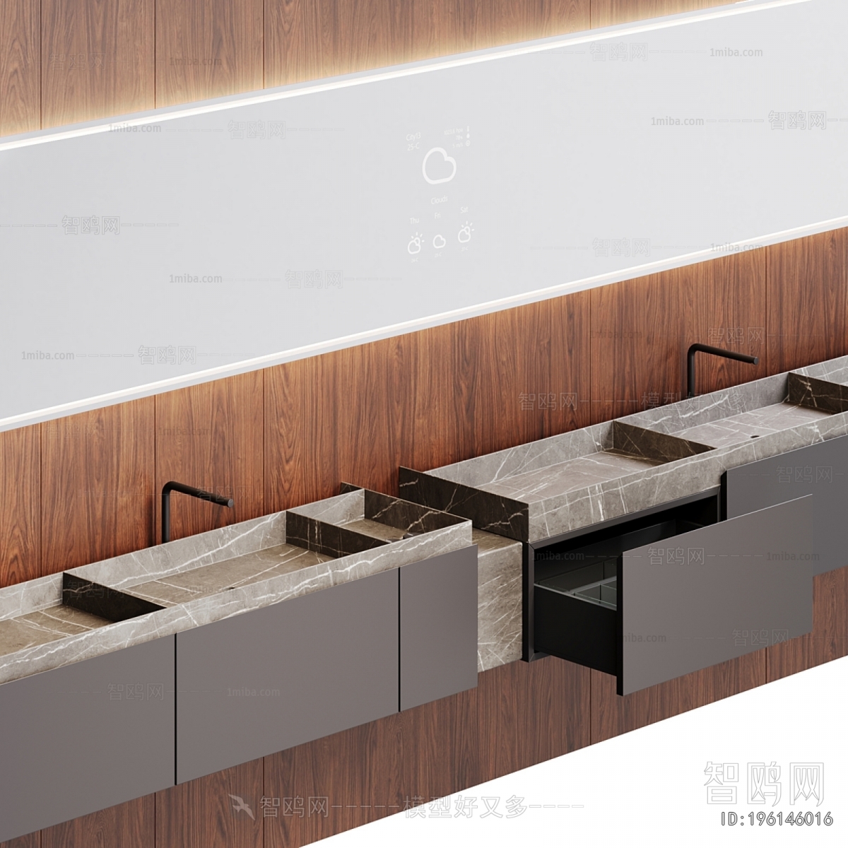 Modern Bathroom Cabinet