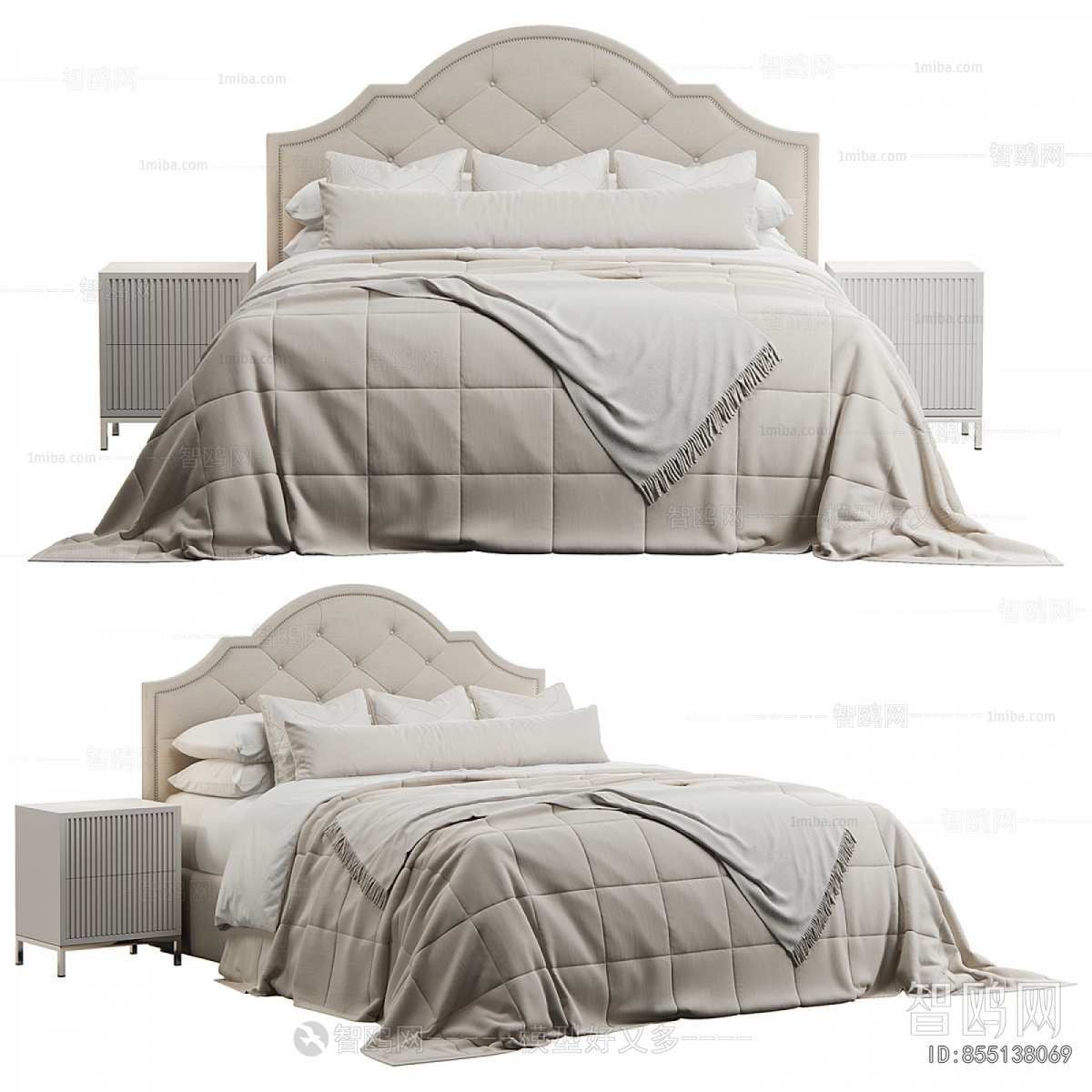 French Style Double Bed