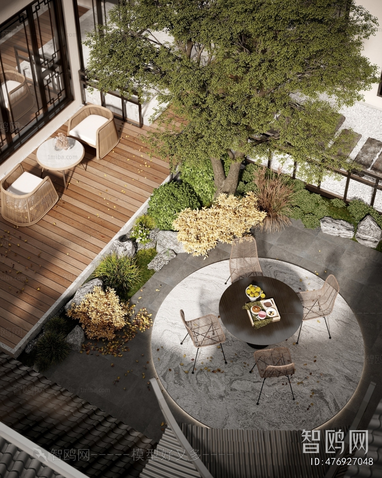 Modern Courtyard/landscape