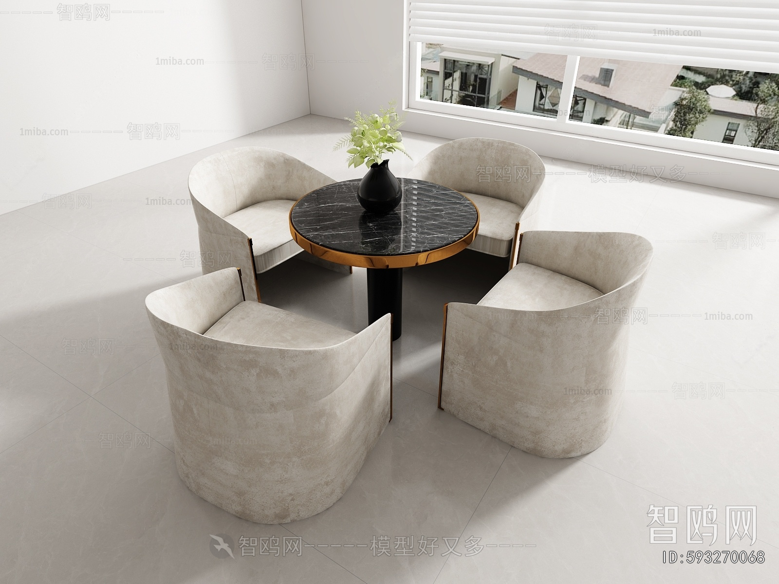 Modern Leisure Table And Chair