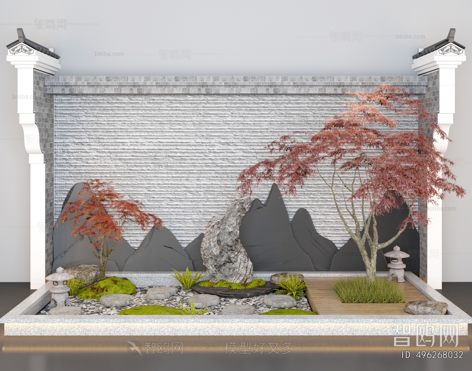 New Chinese Style Plant Landscaping