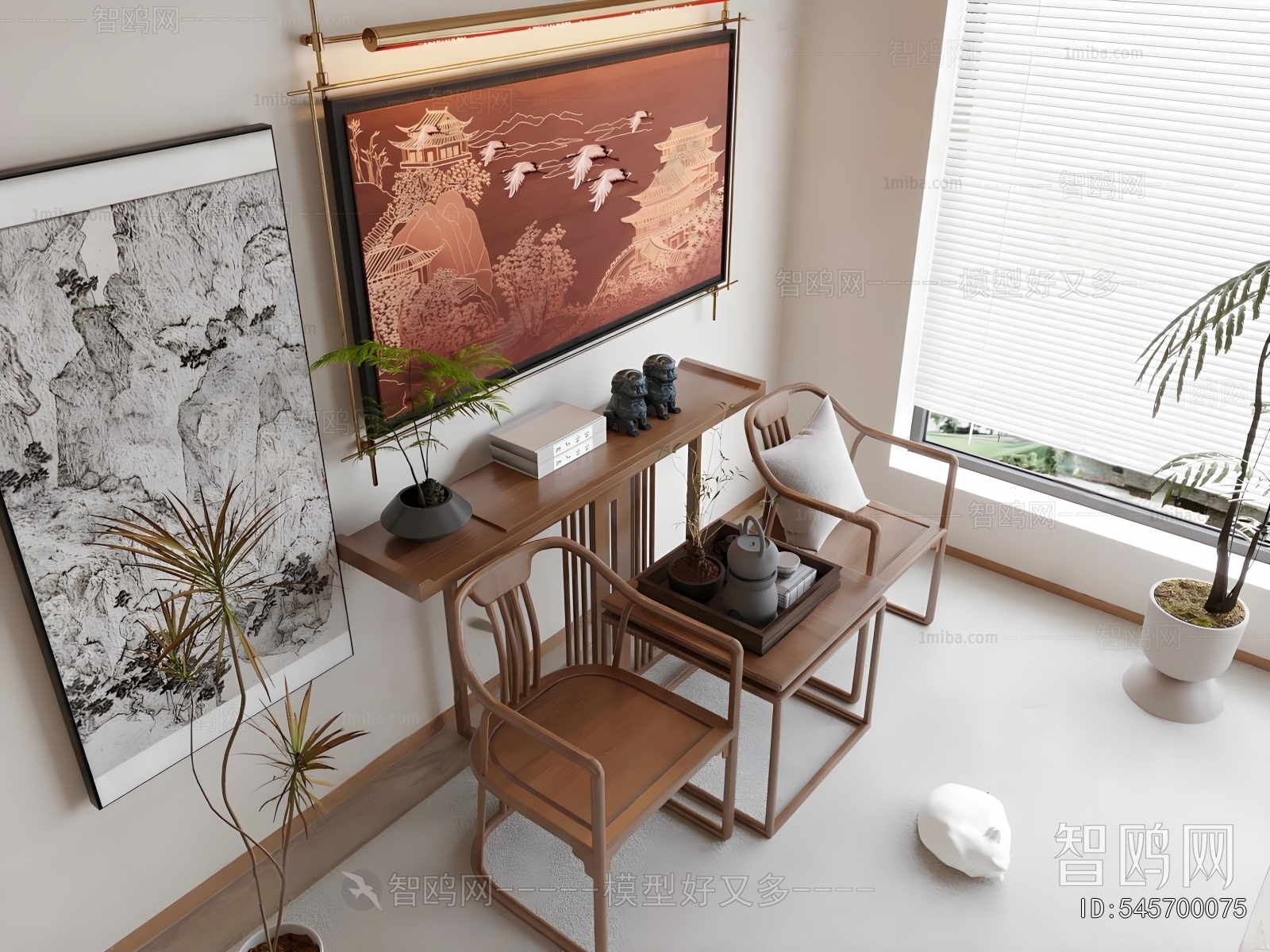 New Chinese Style Lounge Chair