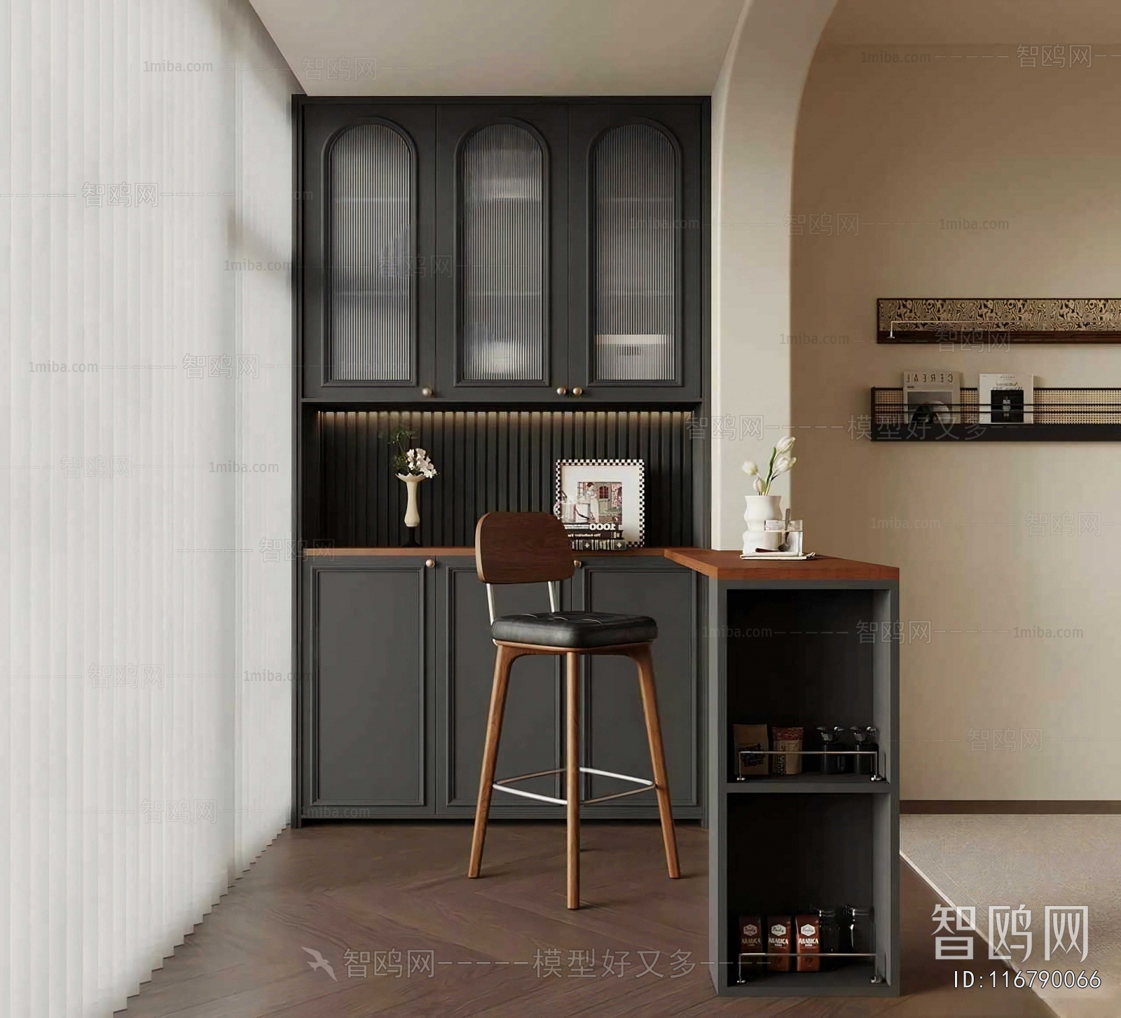 French Style Counter Bar