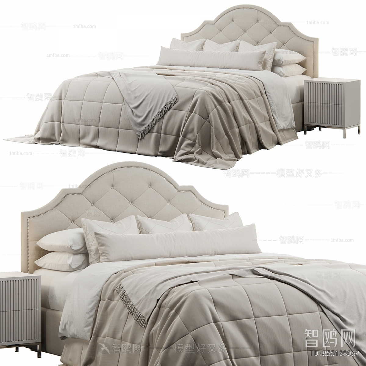 French Style Double Bed