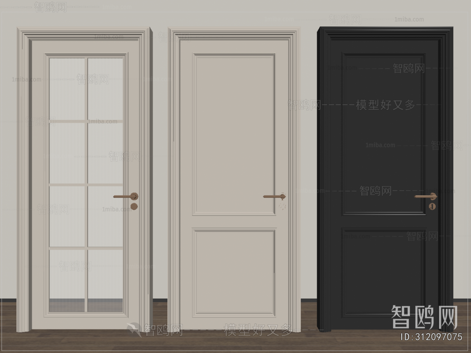 French Style Single Door