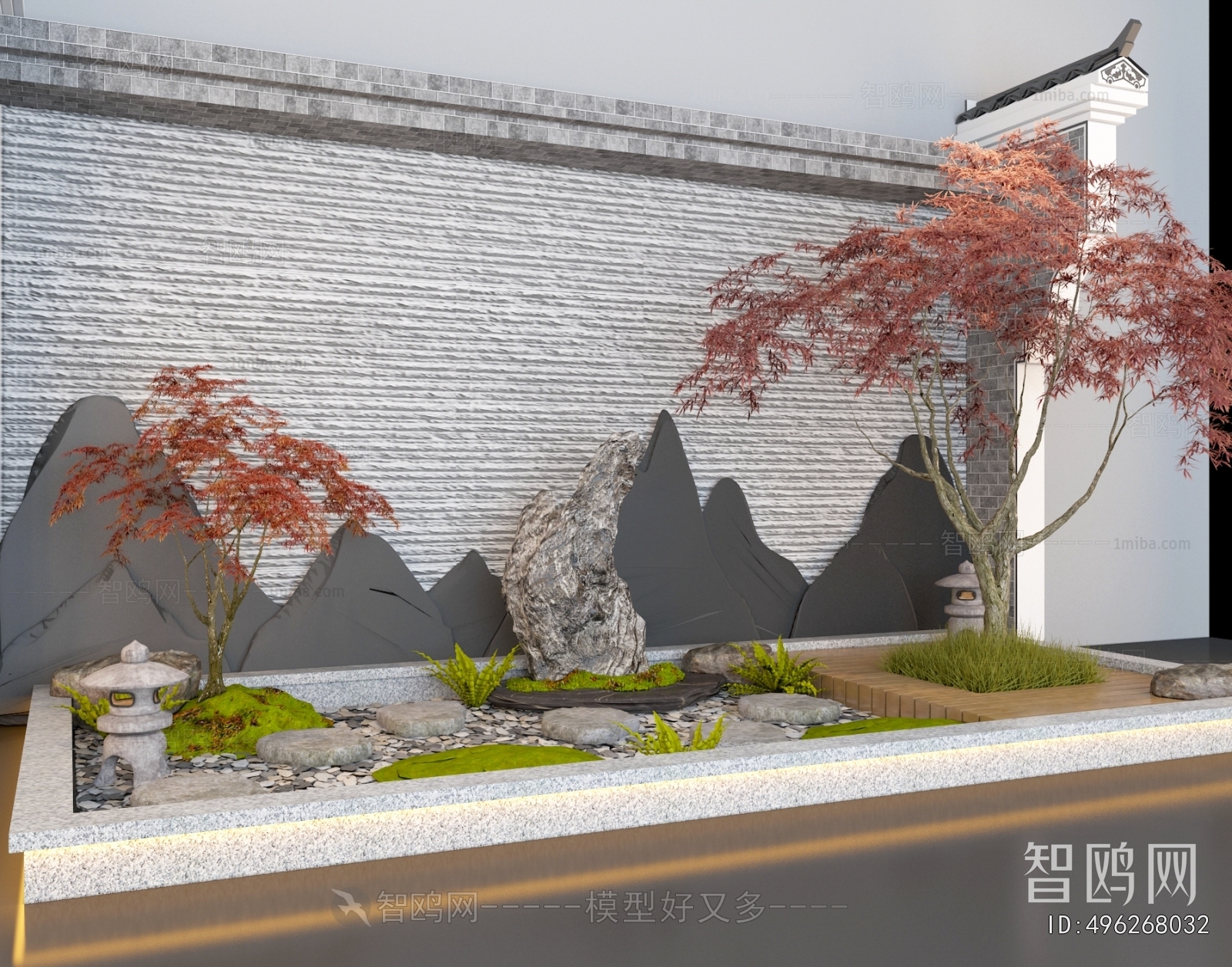 New Chinese Style Plant Landscaping