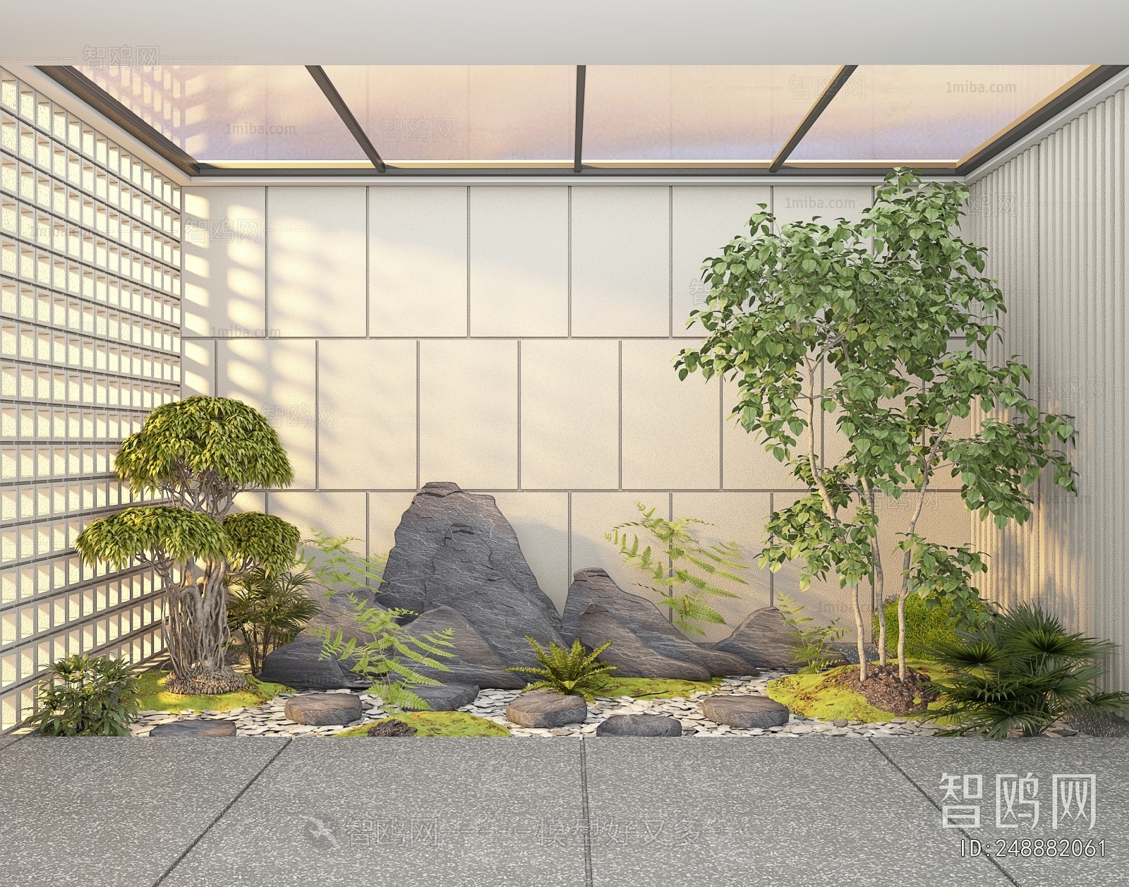 New Chinese Style Plant Landscaping