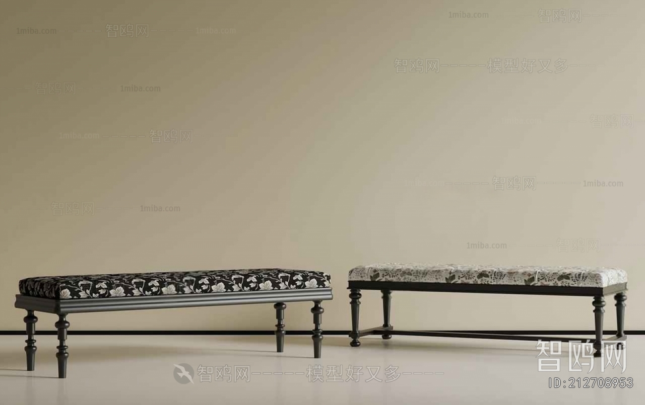 French Style Stool For Changing Shoes