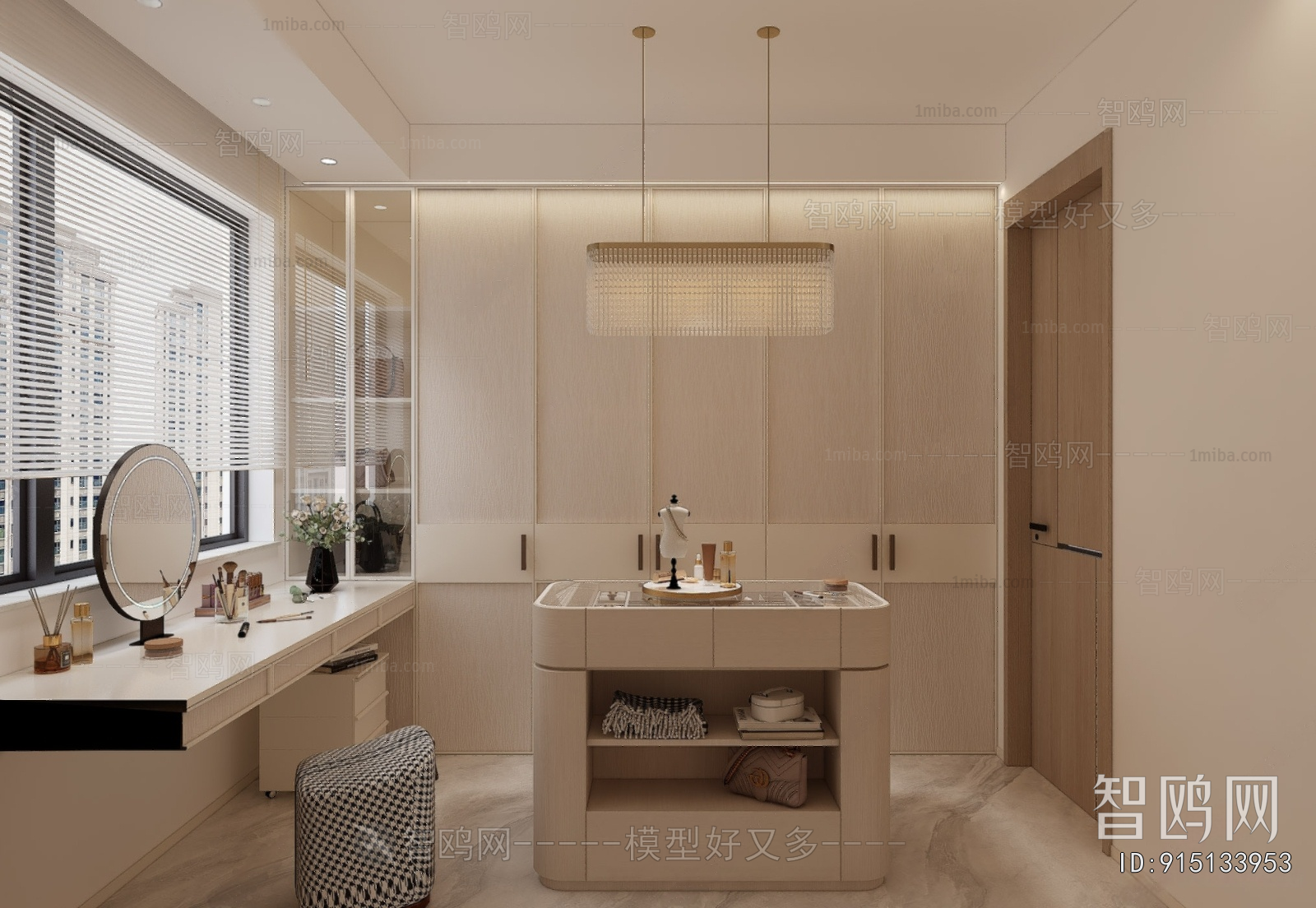 Modern Clothes Storage Area