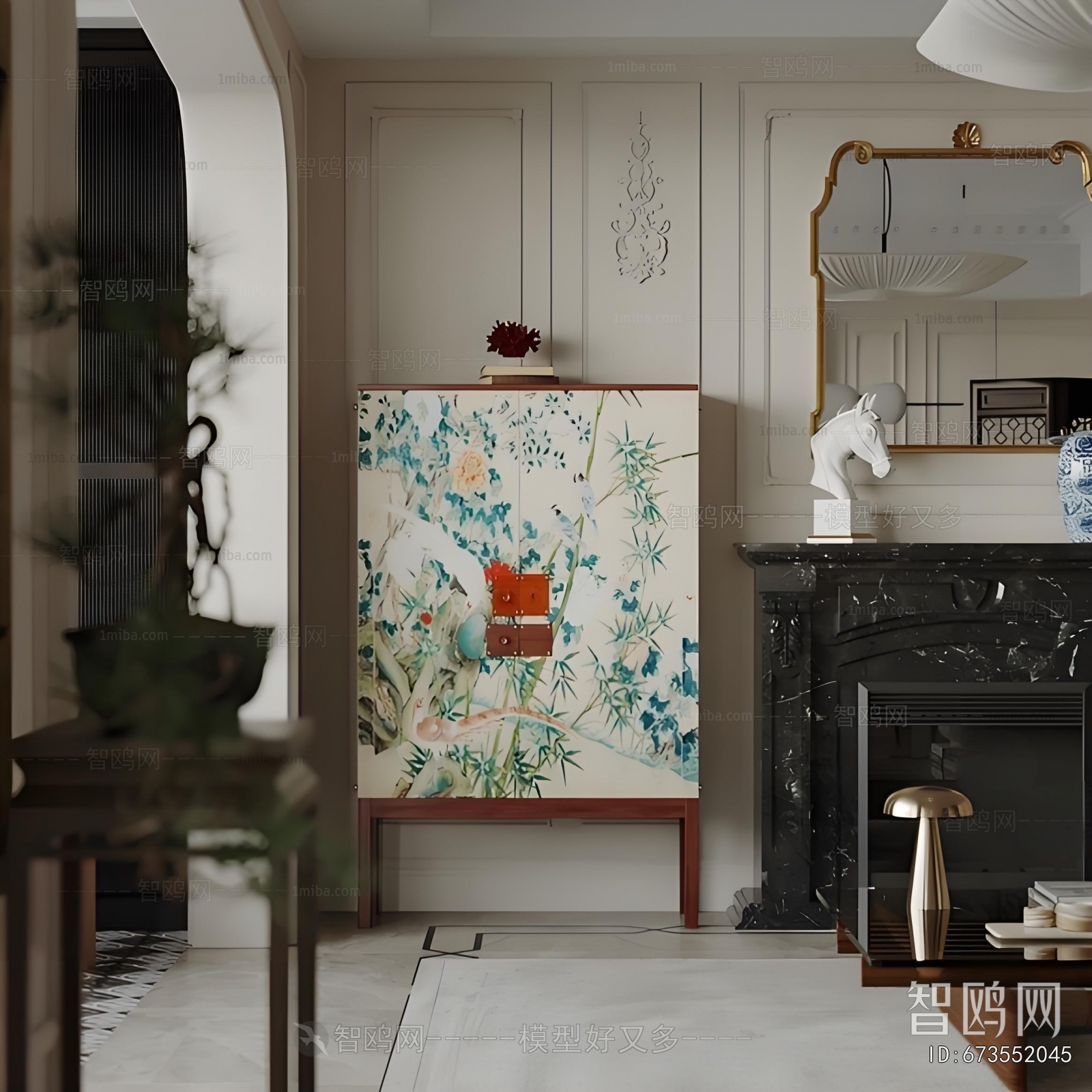 Modern Entrance Cabinet