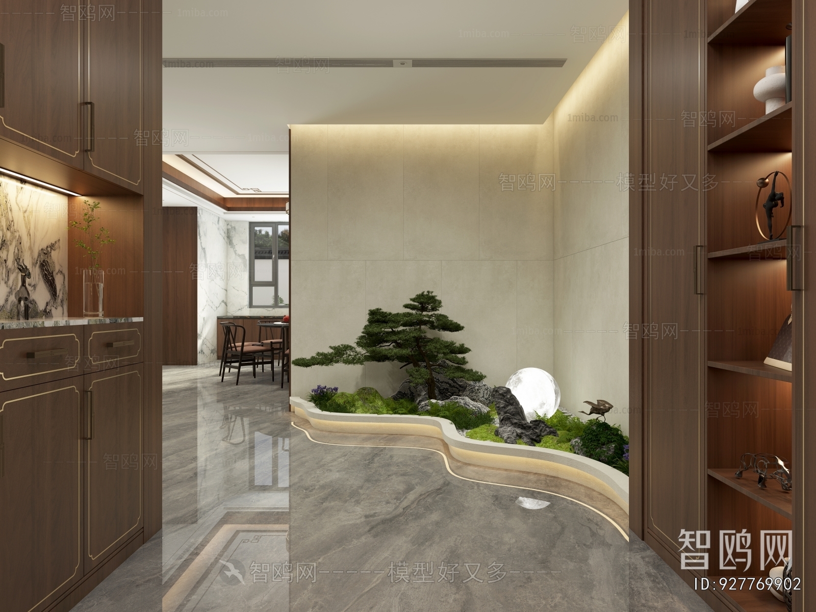 New Chinese Style Hallway