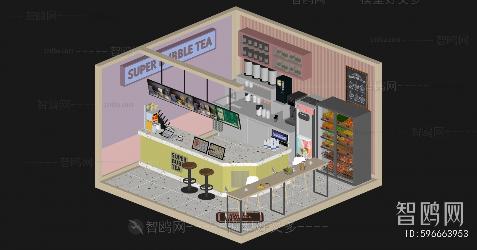 Modern Milk Tea Shop