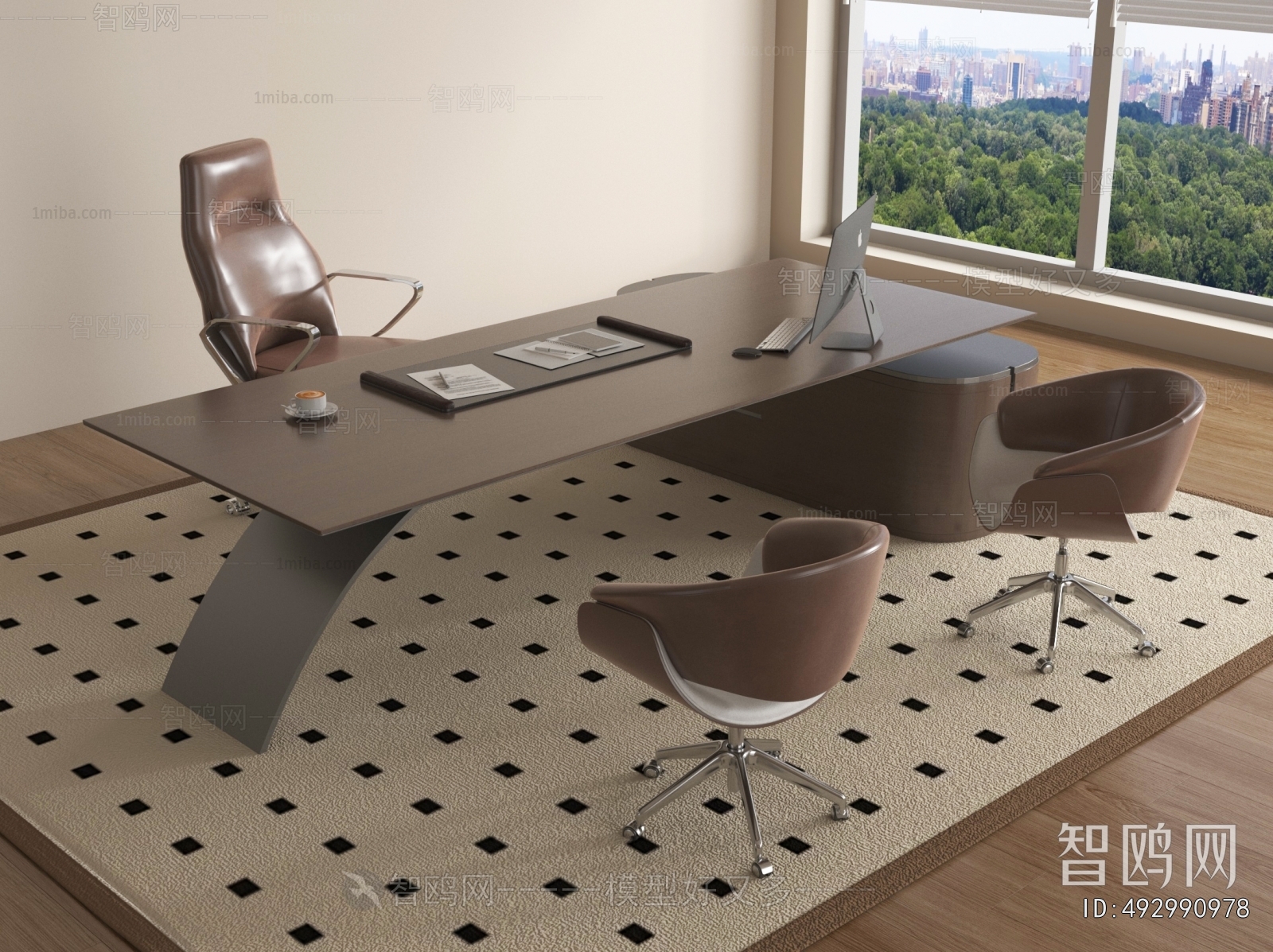 Modern Office Desk And Chair