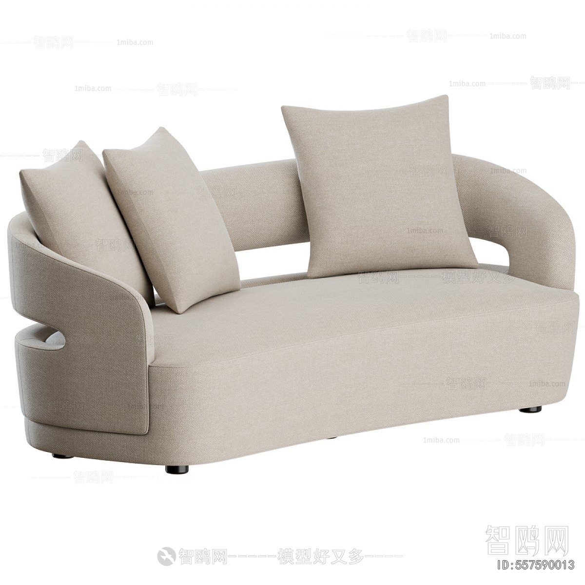 Modern Curved Sofa