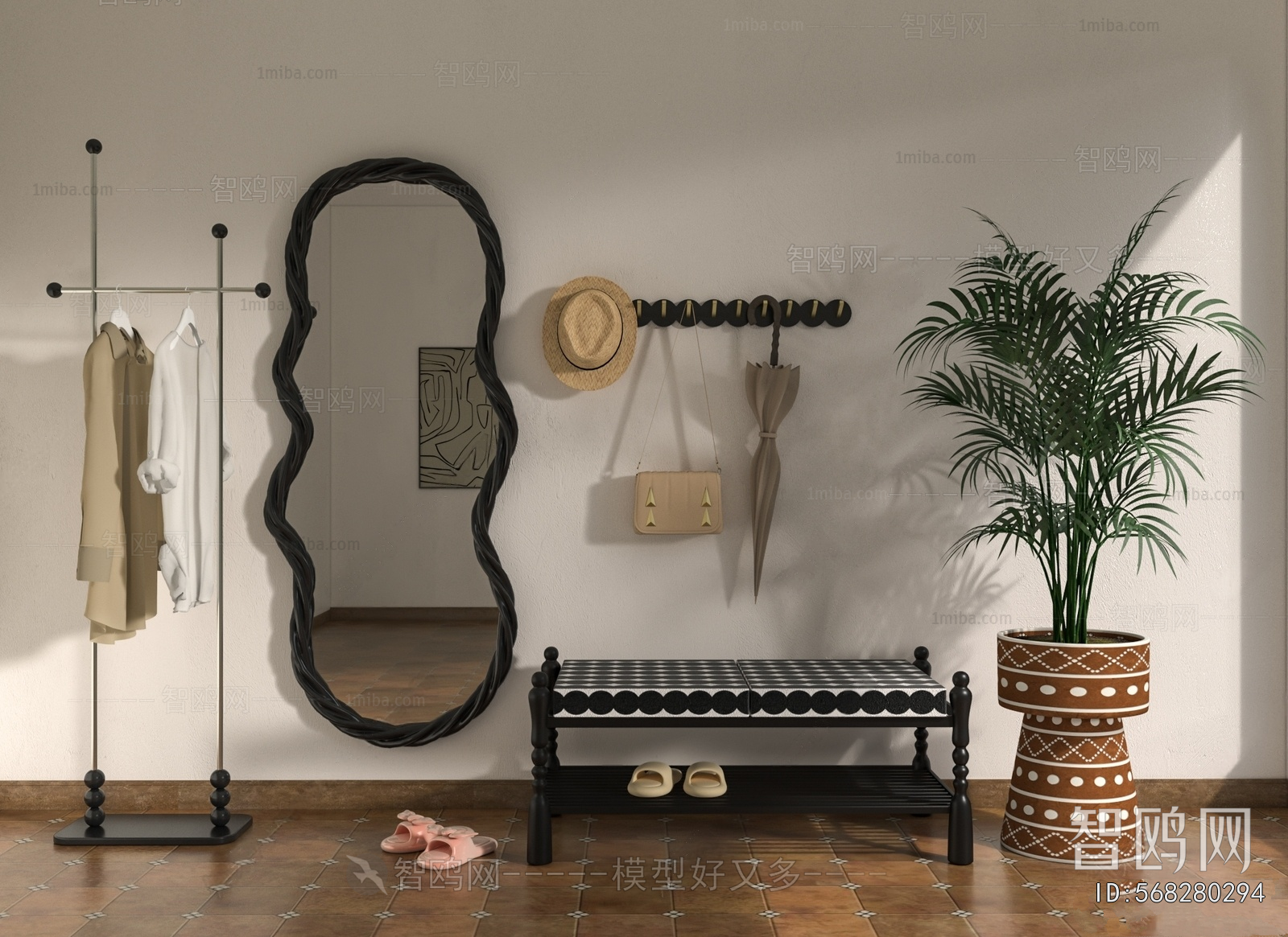 French Style Hallway