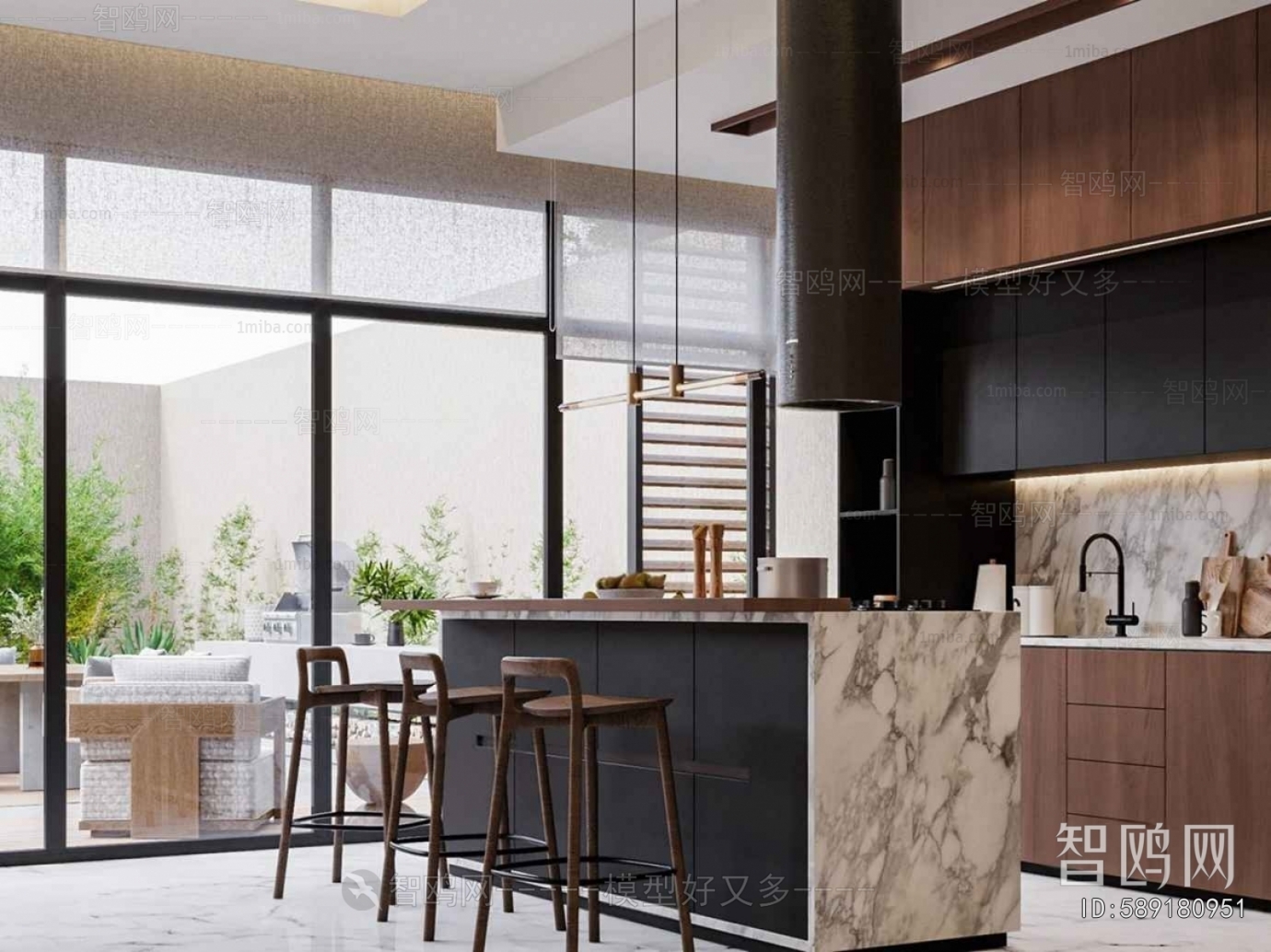 Modern Open Kitchen