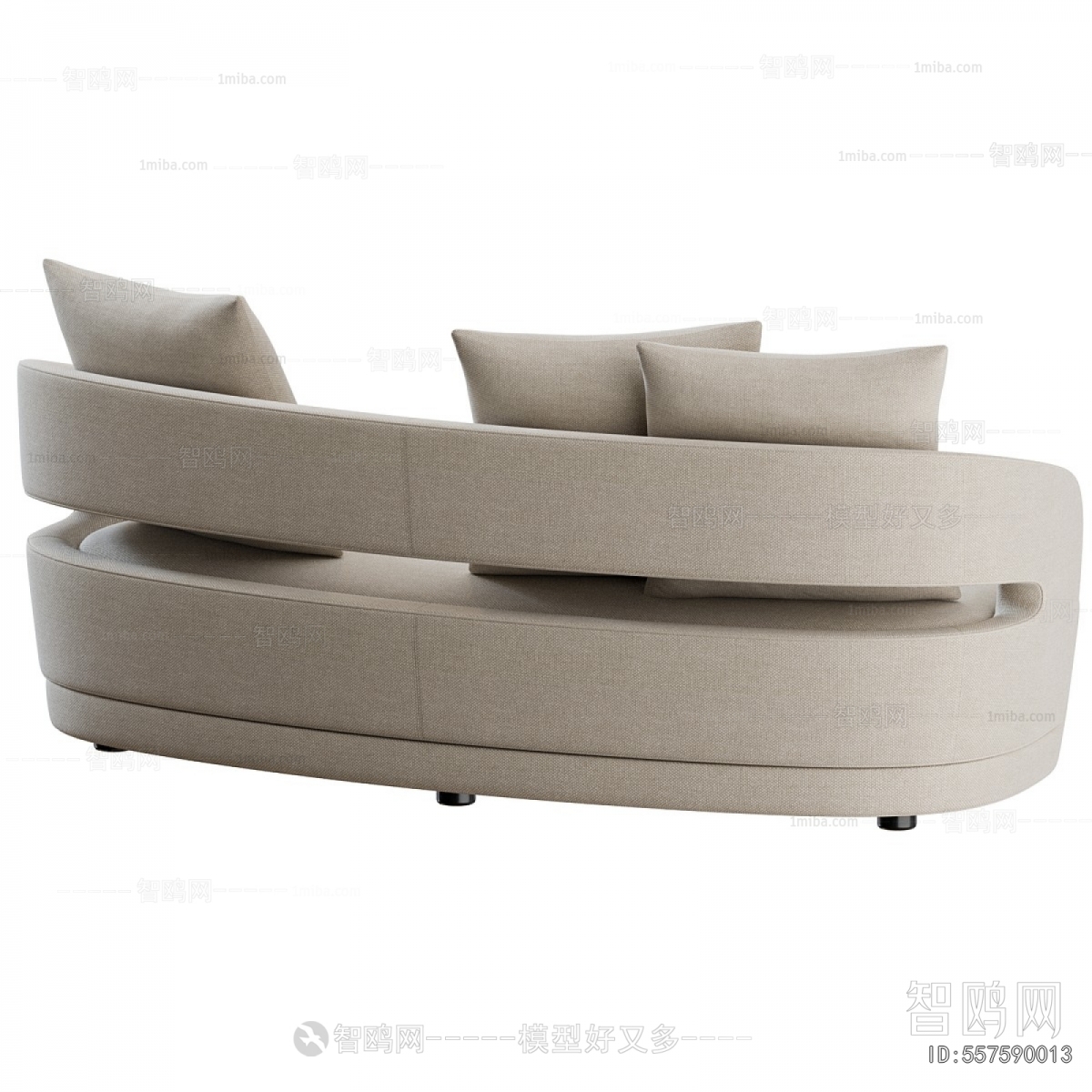 Modern Curved Sofa