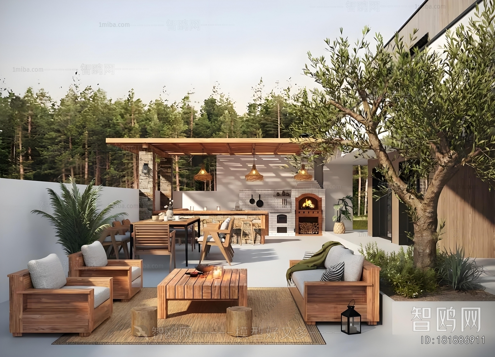 Modern Courtyard/landscape