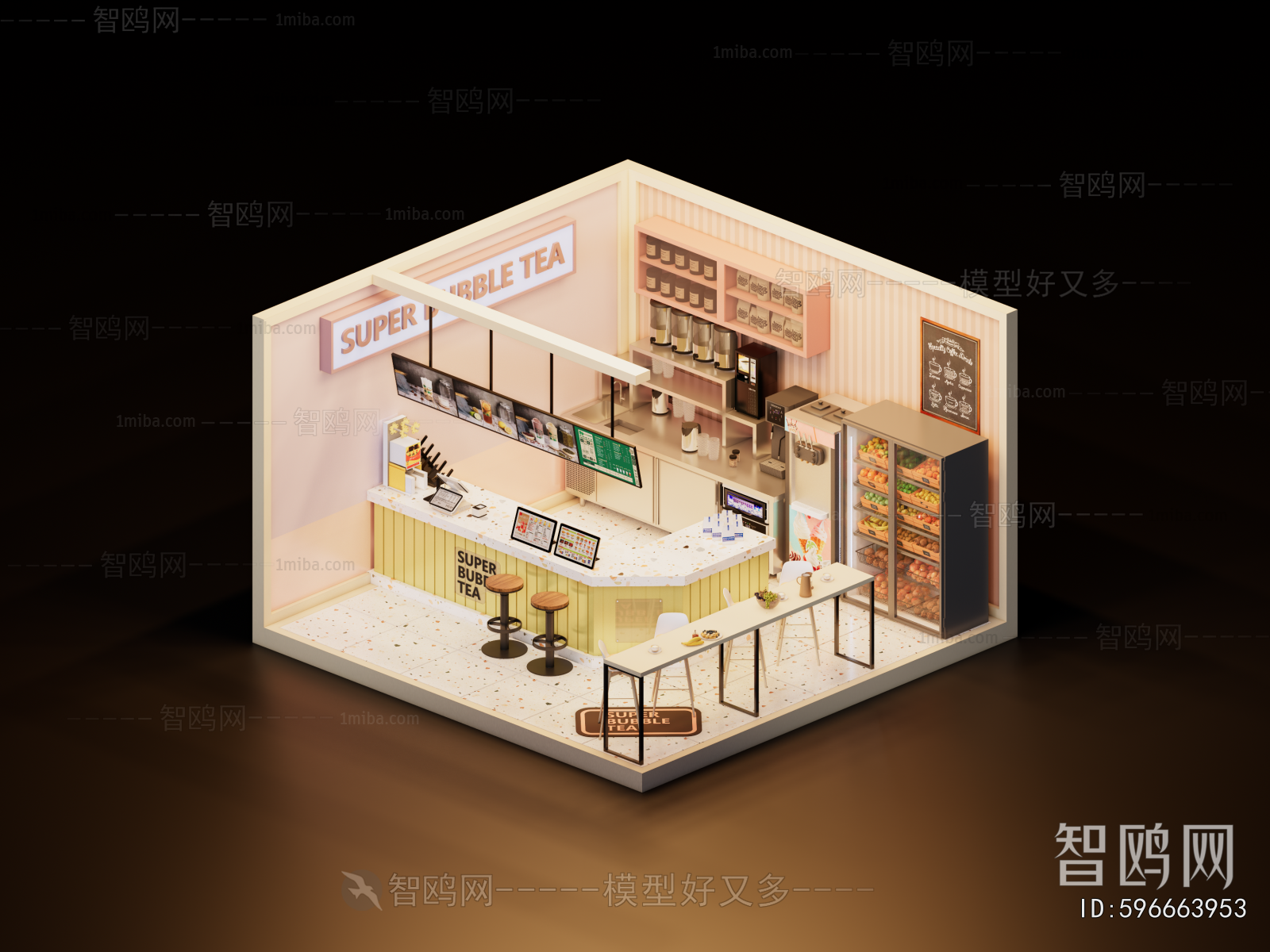 Modern Milk Tea Shop