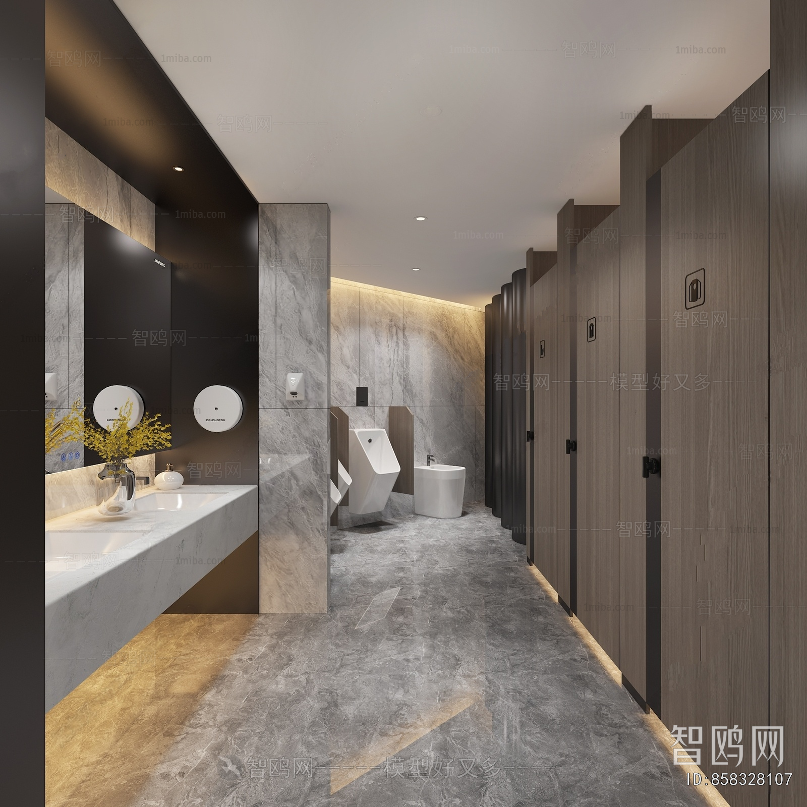 Modern Public Toilet