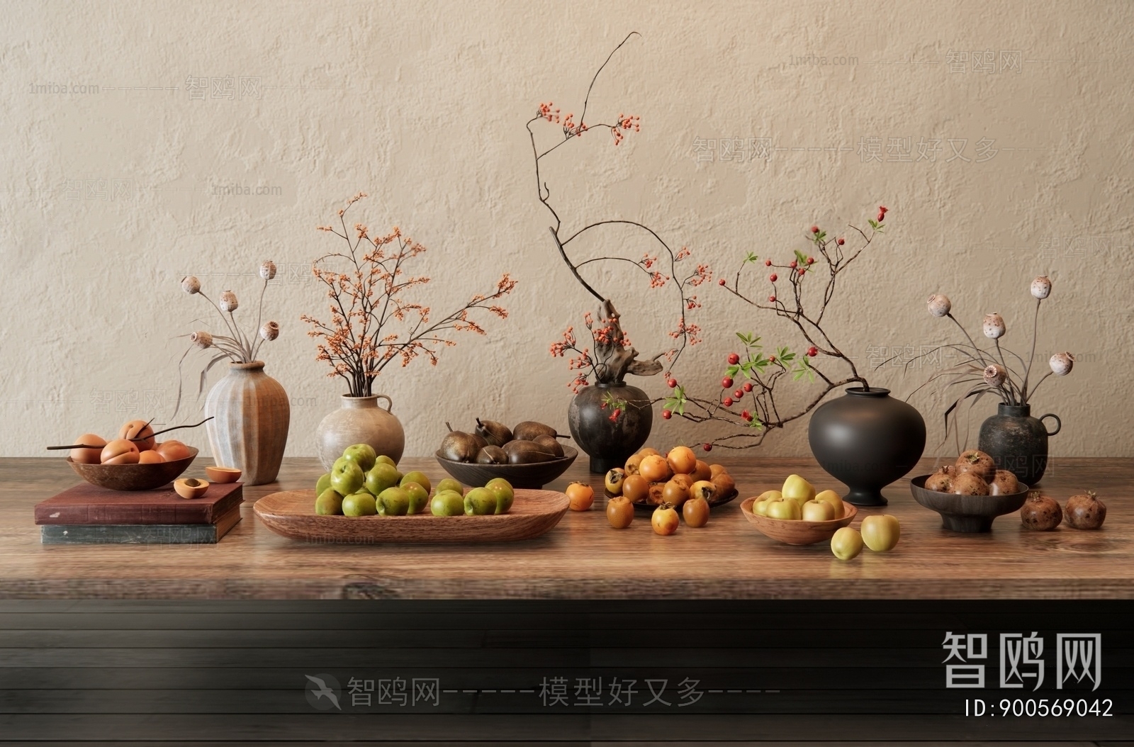 Wabi-sabi Style Dried Branch