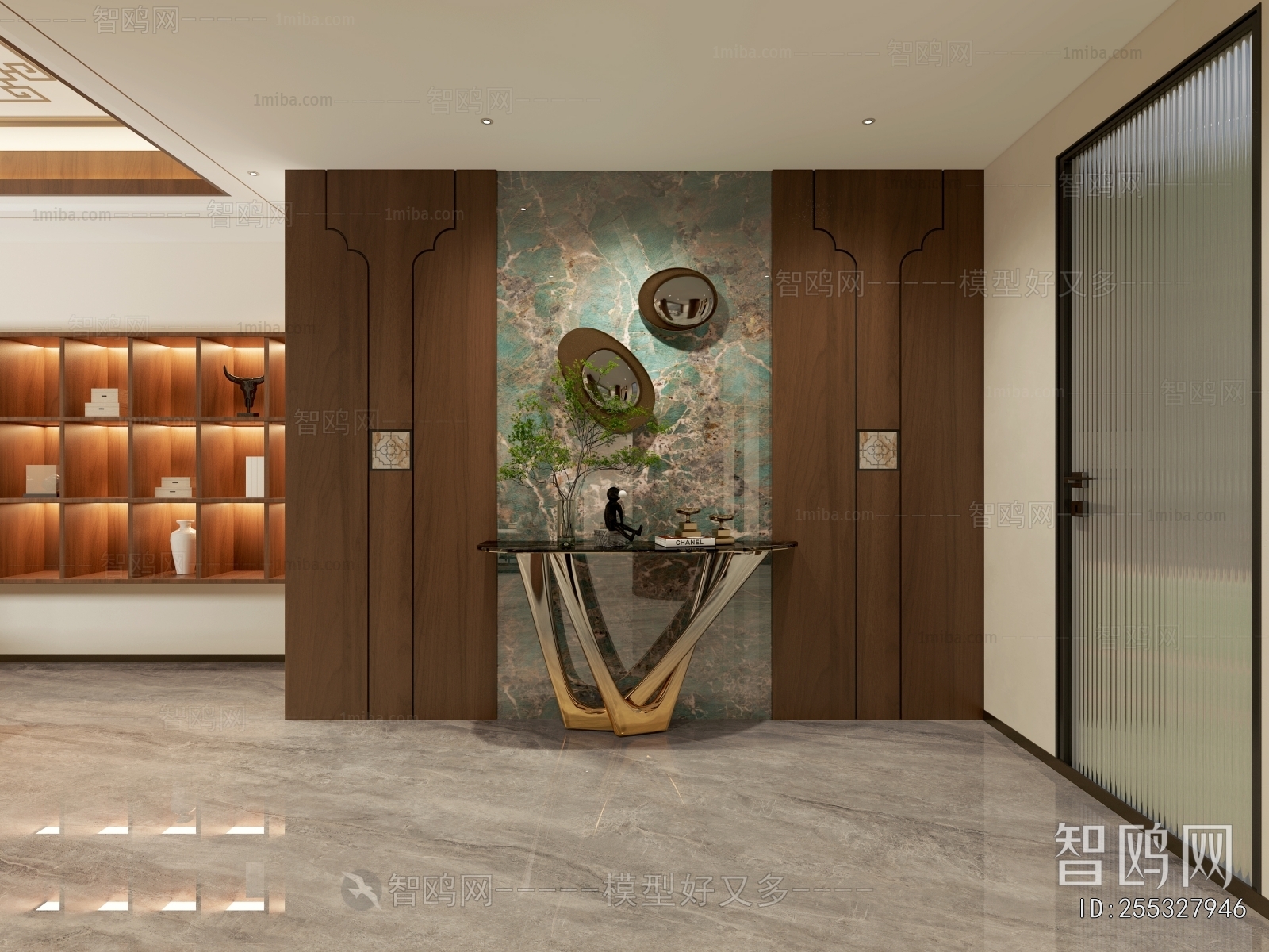 New Chinese Style Hallway