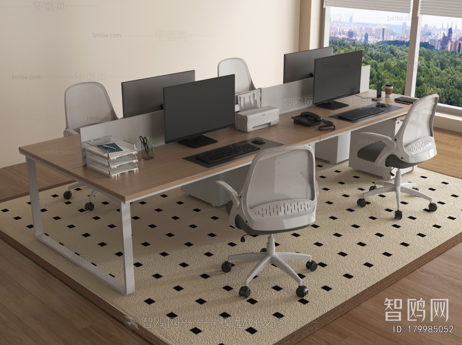 Modern Office Desk And Chair