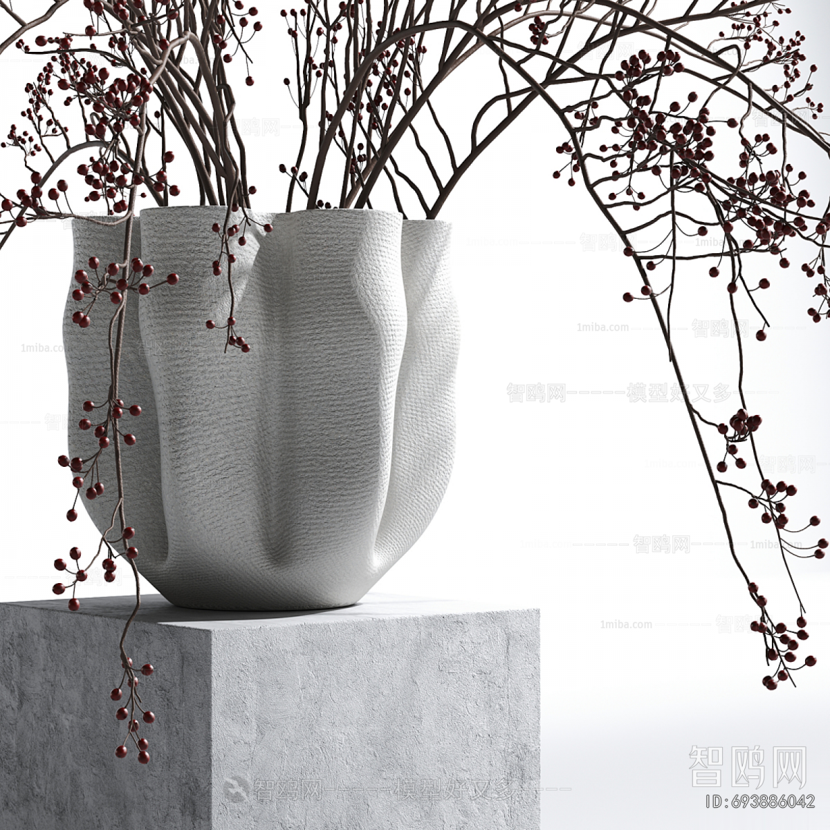 Wabi-sabi Style Dried Branch